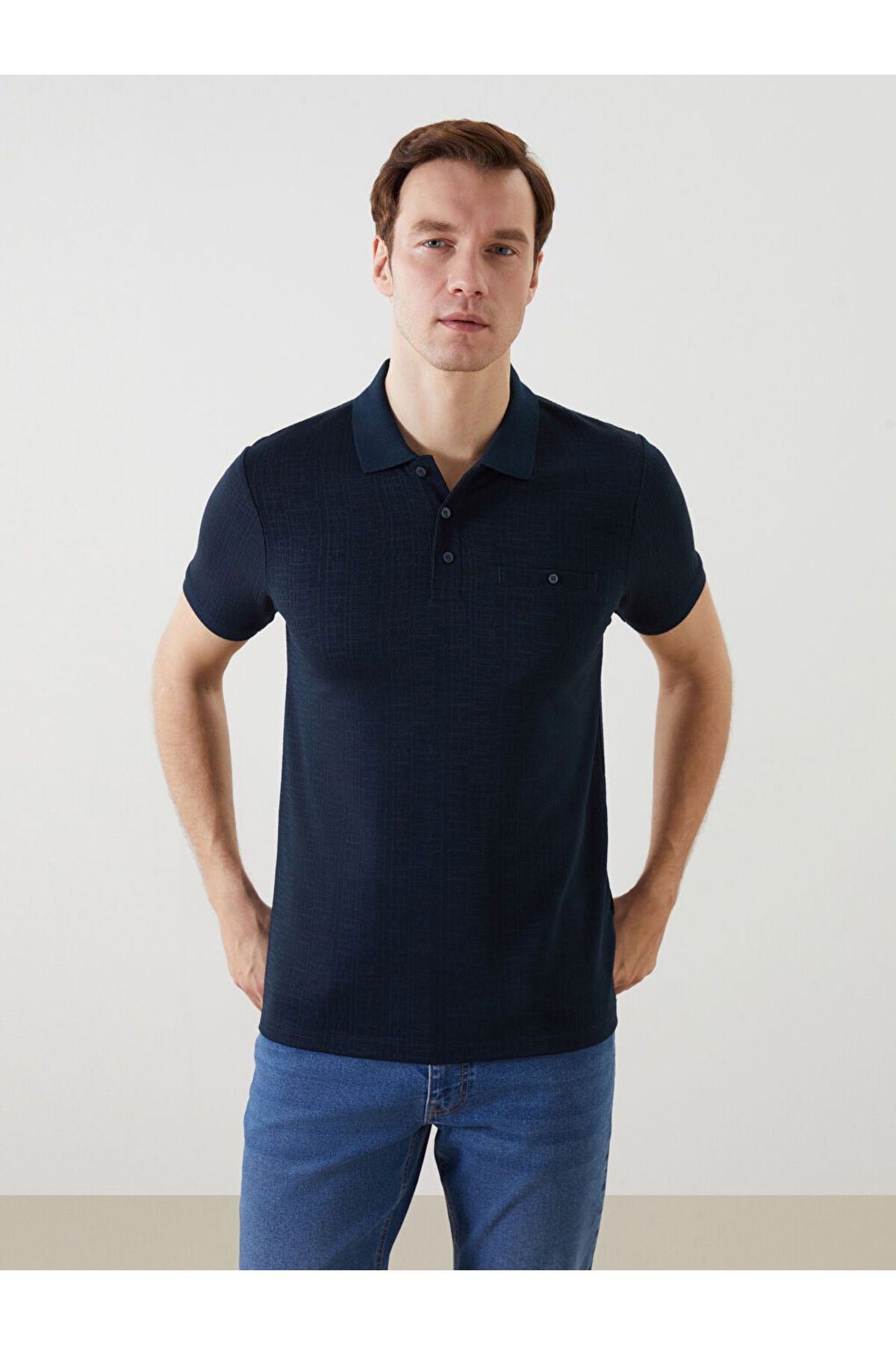 LC Waikiki Yeni Sezon Polo Yaka Kisa Kollu Erkek Tisort - S5FF60Z8