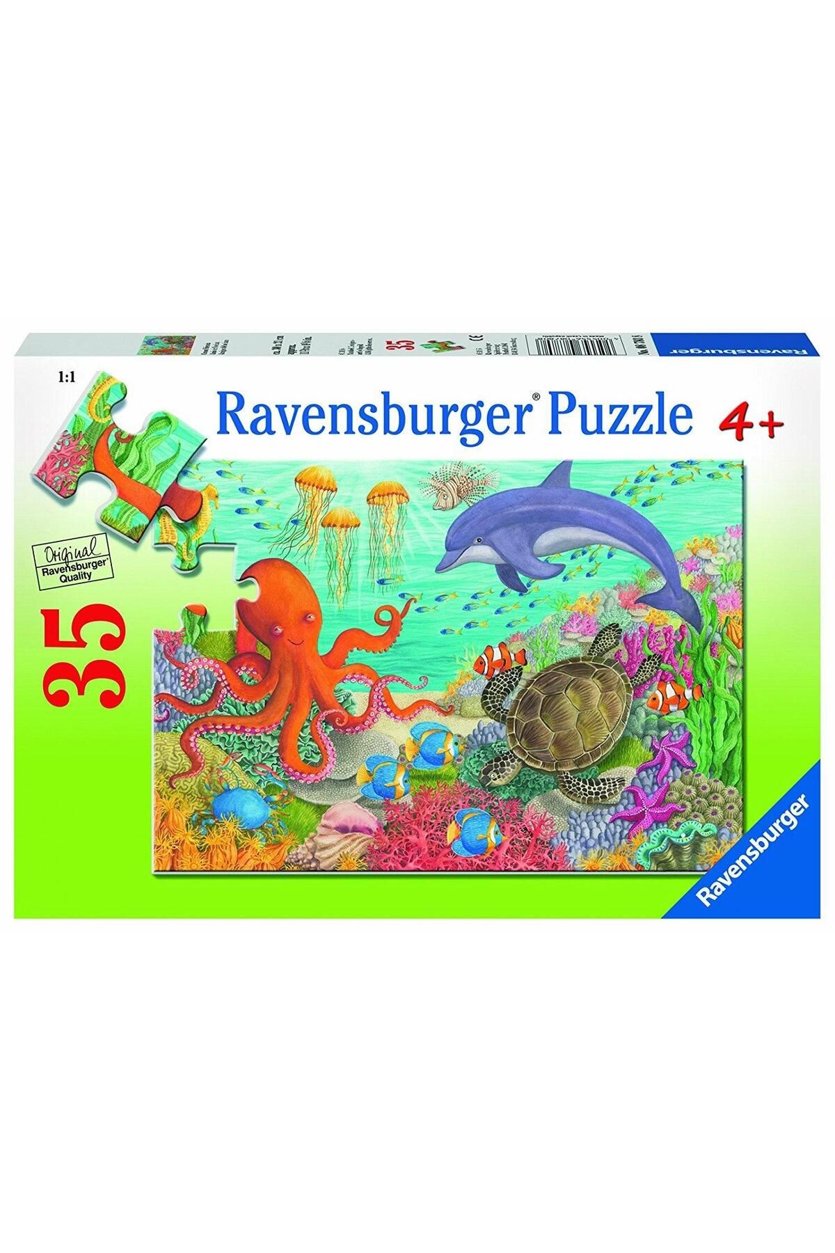 RAVENSBURGER 35 Parça Puzzle Okyanus Canlıları 087808