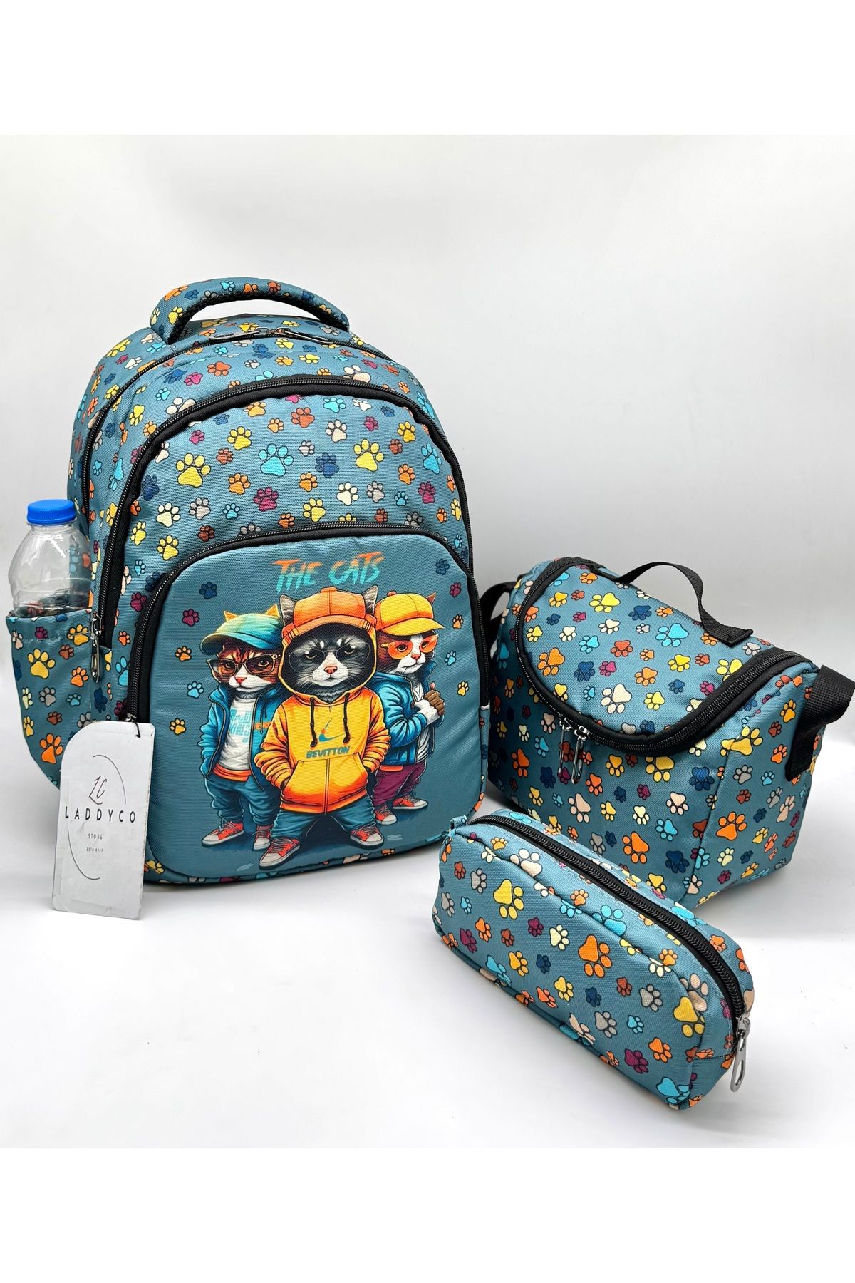 Bevitton-Boy's Primary School Bag Character Pattern Multi-Compartment Set of 3 Primary School Bag 1