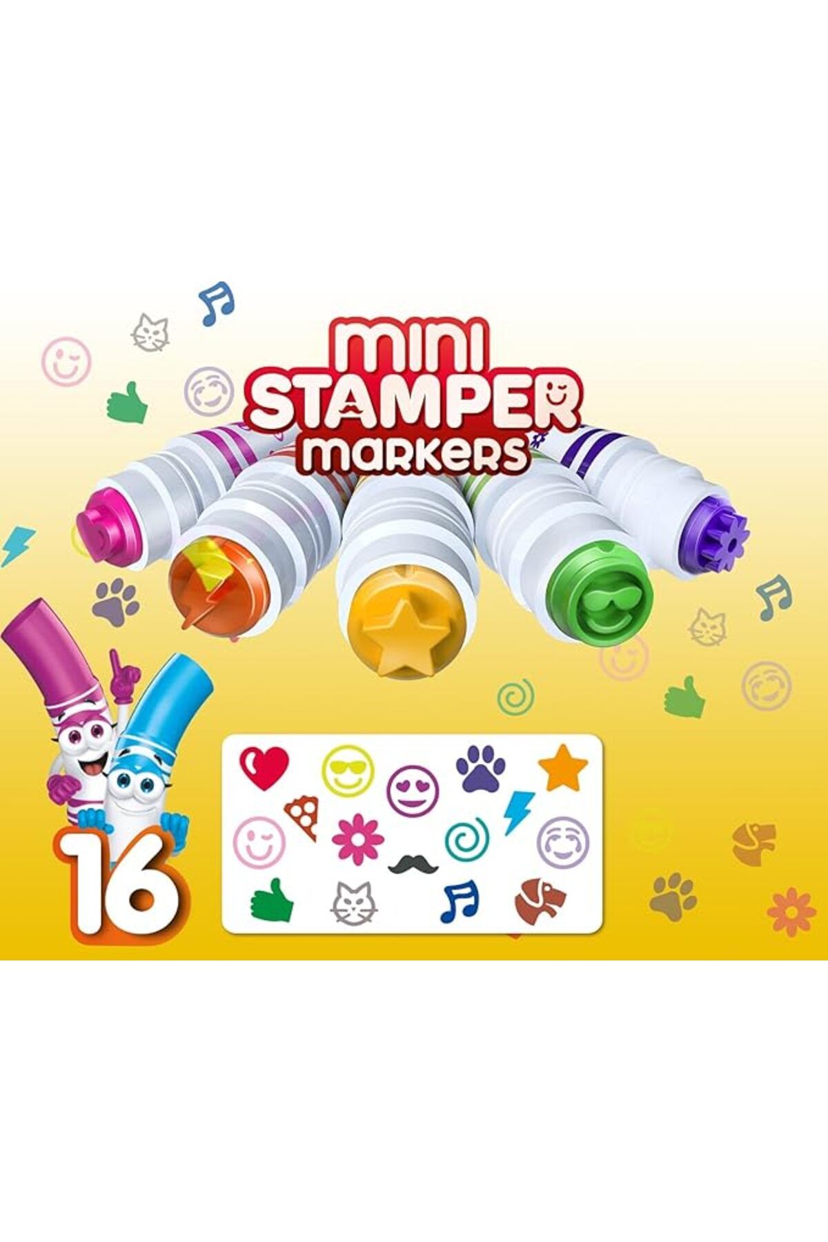 Crayola-Washable Mini Stamper Marker 16 count 2