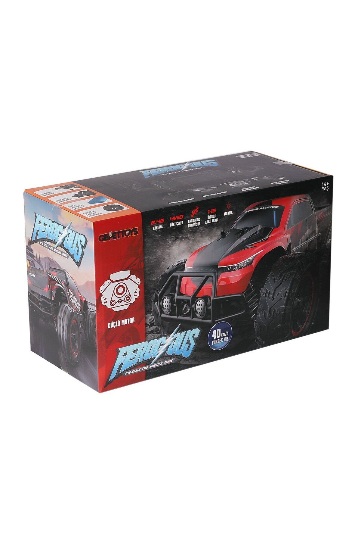 NillyToys K-60 Yüksek Hızlı Araç 40 km/h 1:16 2.4G -Gepettoys