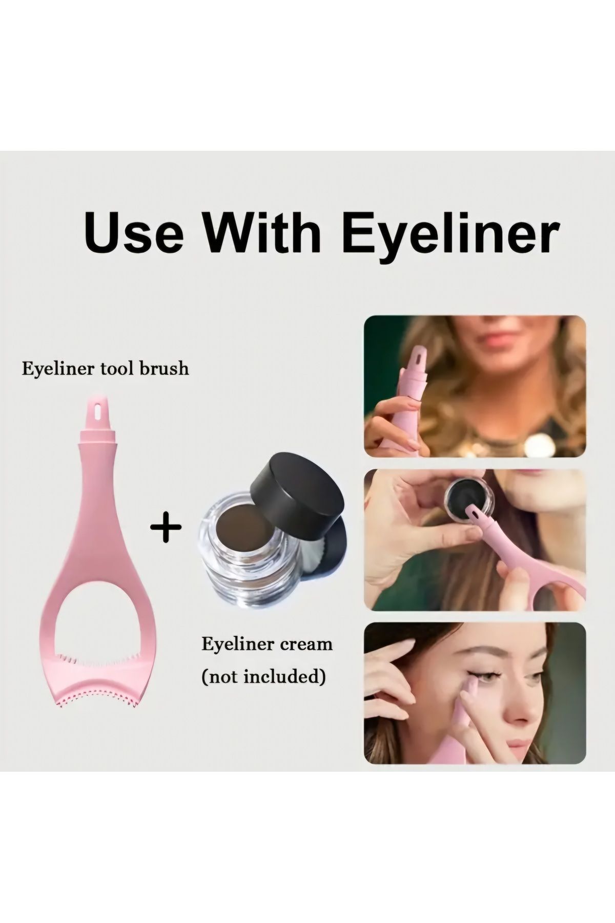 Beauty Box-1 Piece Eyeliner and Mascara - Non-Smudging, Eyelash Curler, Odorless Silicone 7