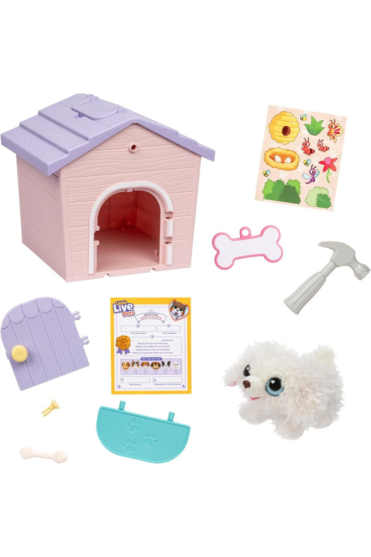 LITTLE LIVE PETS-My Puppys Home Mini Playset - Pink 26617/71855 3