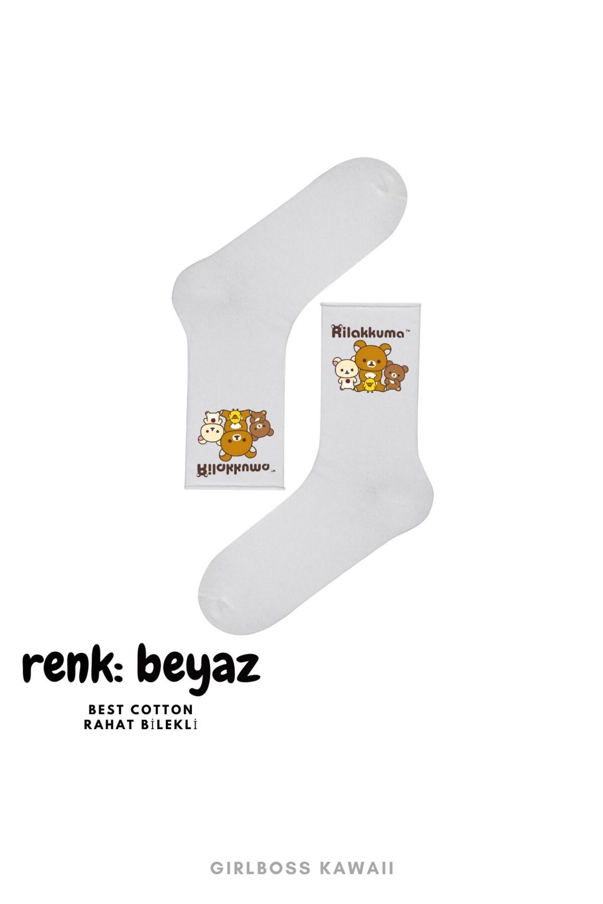 Girlboss Kawaii-Sanrio Girlboss Rilakkuma - 5-Piece Basic Socket Colorful New Series 2