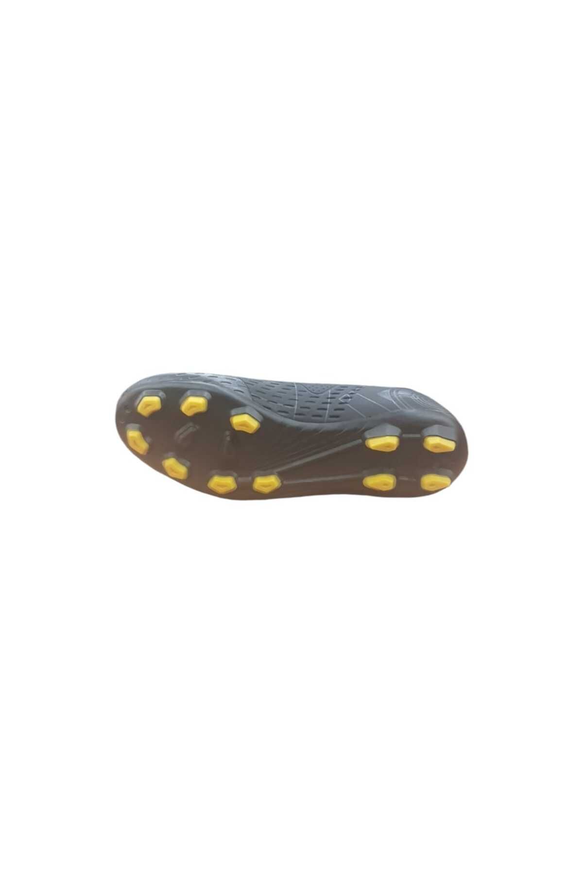 Jump-30226 Black-Yellow Socks Turf - Astroturf Football Boots Soccer Shoes 4