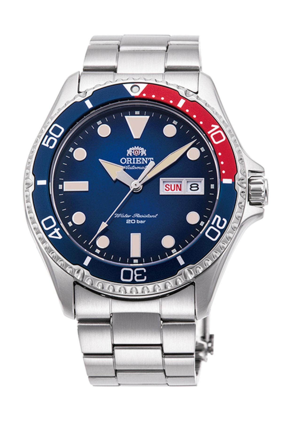 Orient-Ra-Aa0812L39B - 20 Atm 42 mm Men's Arm Saa, Wind-Up and Navy Blue Dial, Sapphire Glass 1