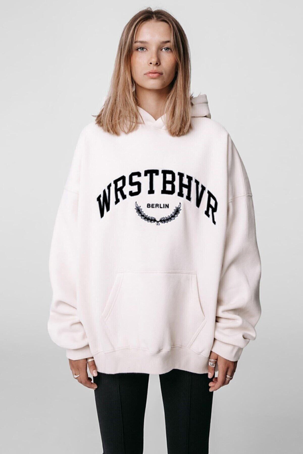 GIANTSTORE Beyaz Wrst Bhvr Sweatshirt