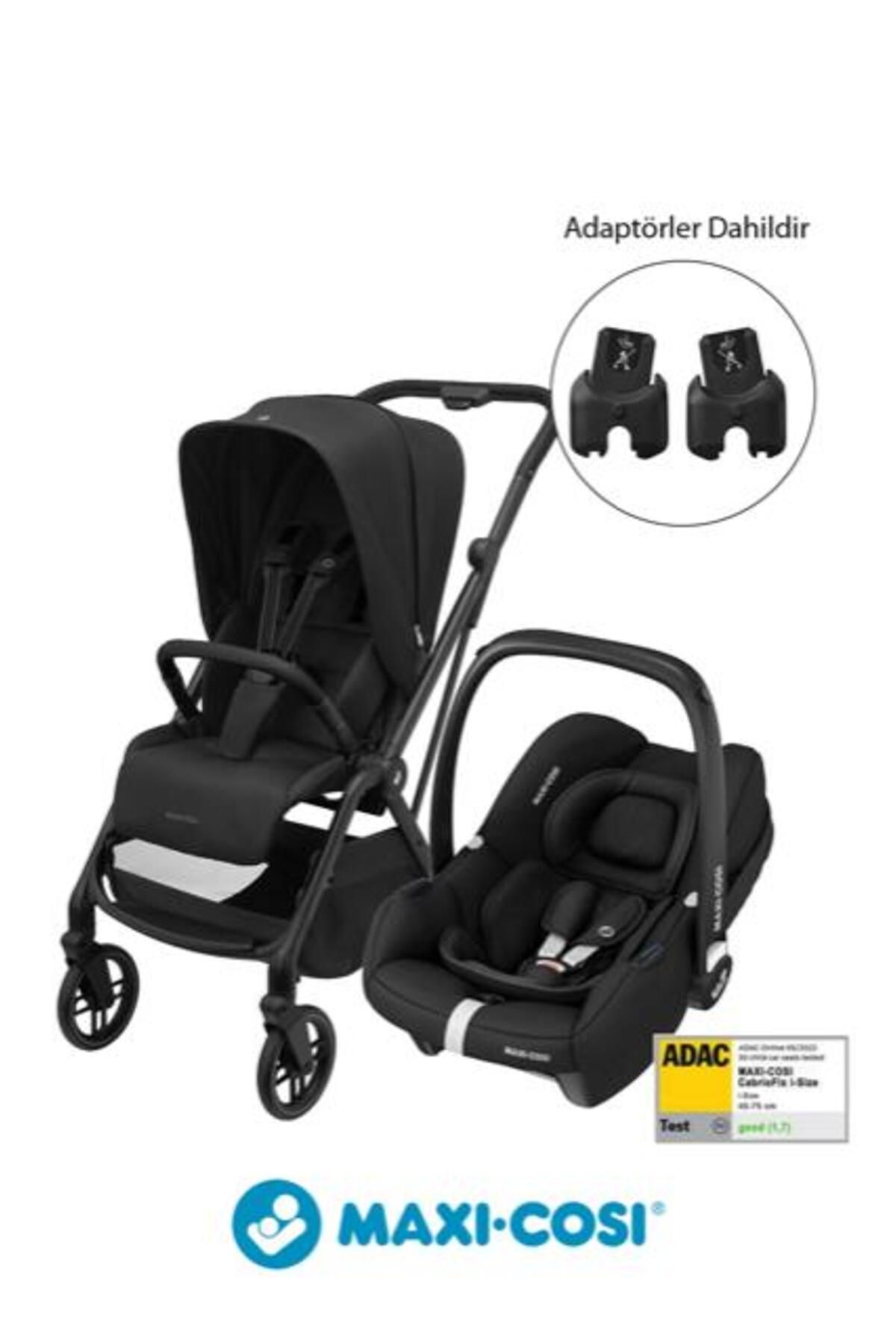 MAXİ-COSİ Maxi-Cosi Leona2-Cabriofix I-Size Tek Elle Katlanabilen Ultra Kompakt Çift Yönlü Seyahat Sistem Bebe