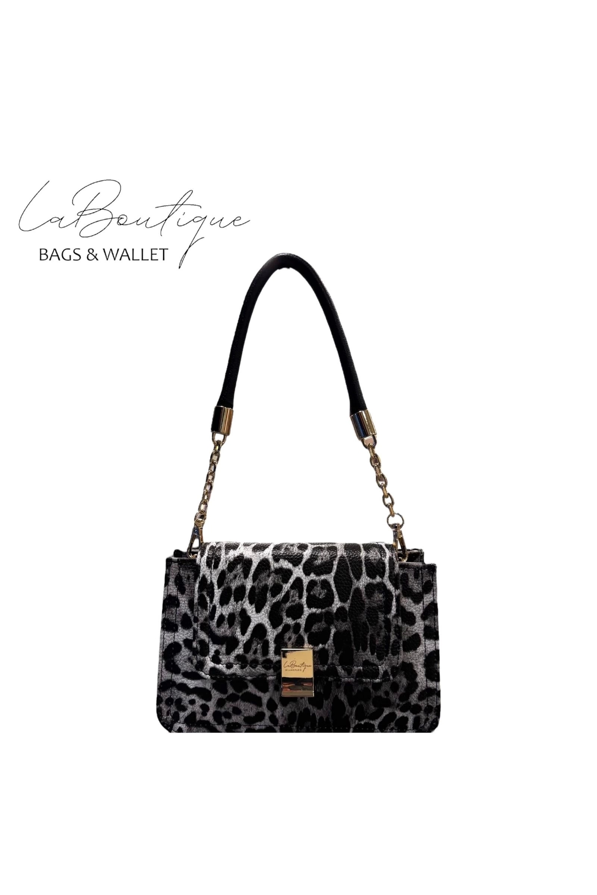 LB ÇANTA 5317 LEOPAR GRİ