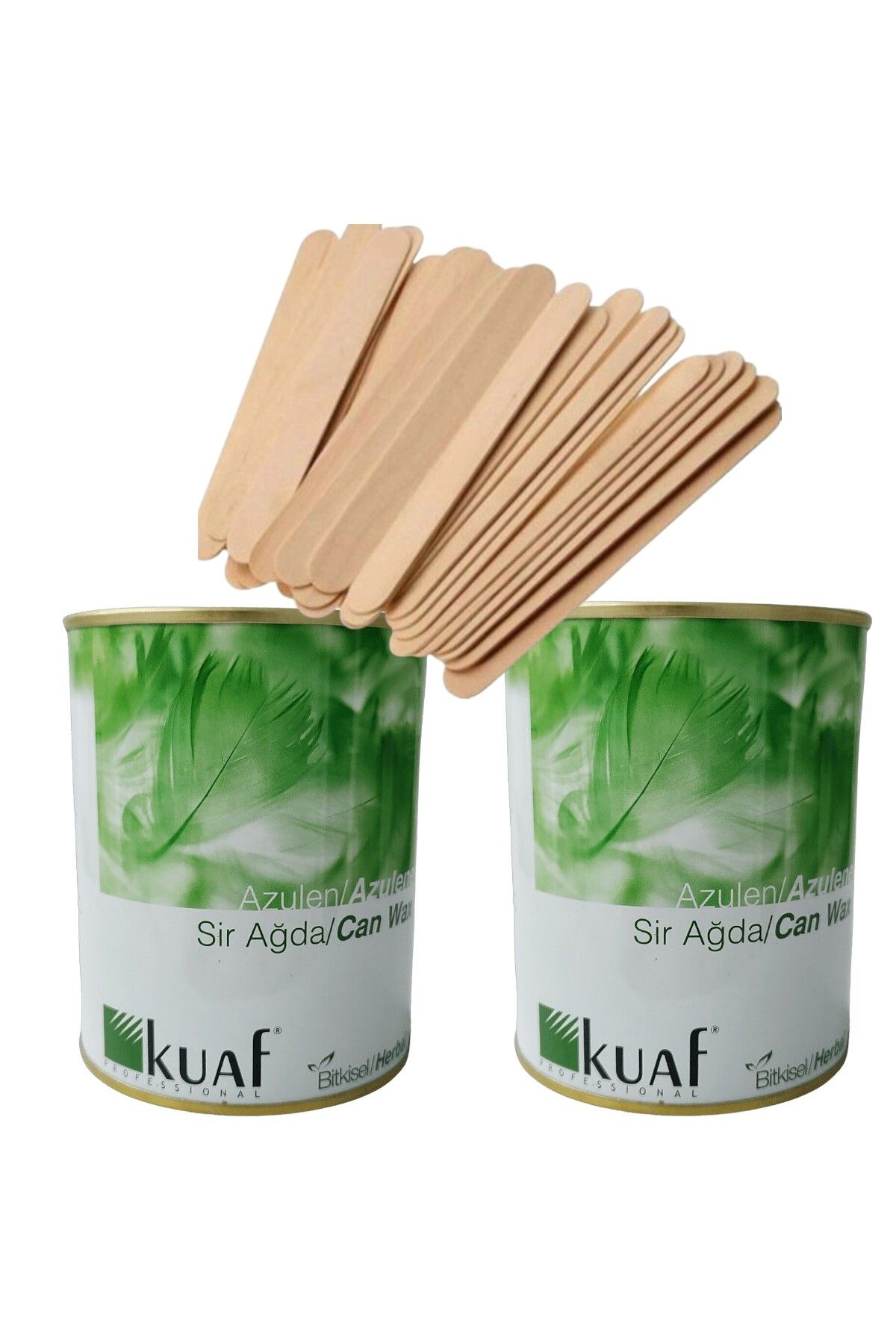 Kuaf Azulen Konserve Sir Ağda 800 Ml 2 Adet + 100 lü Spatula