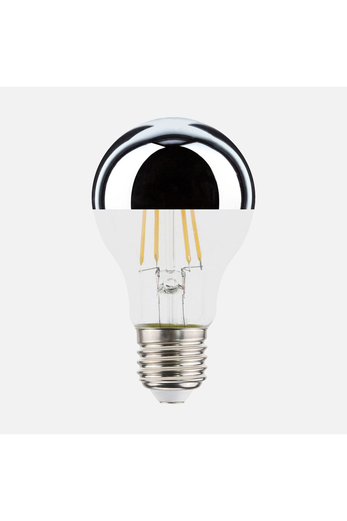 Ecolite Crow Sılver 4 W Sarı Klasik E27 Duy Led Ampul