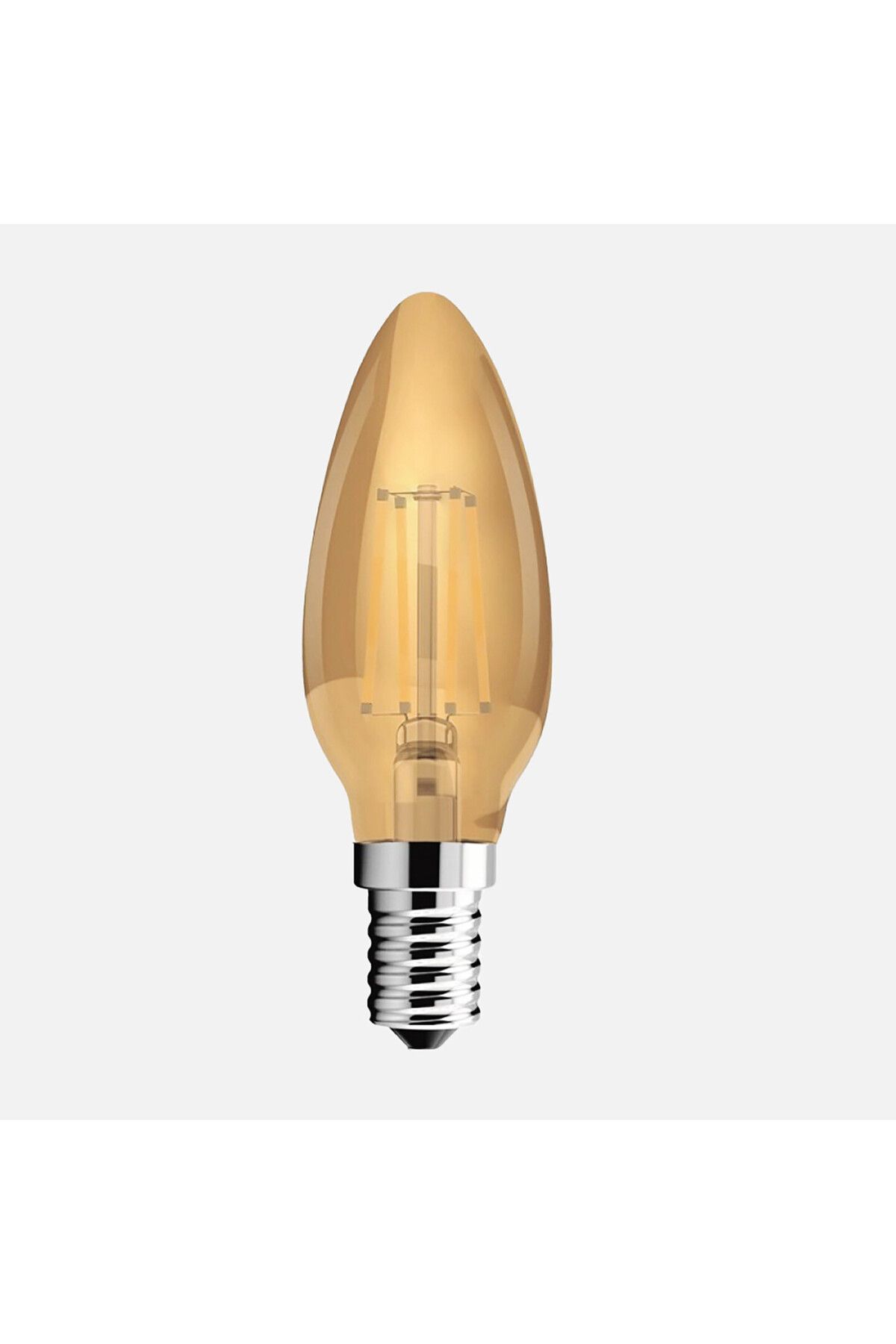 Ecolite Led Filament Gold 4 W Sarı 2200K E14 LED Ampul