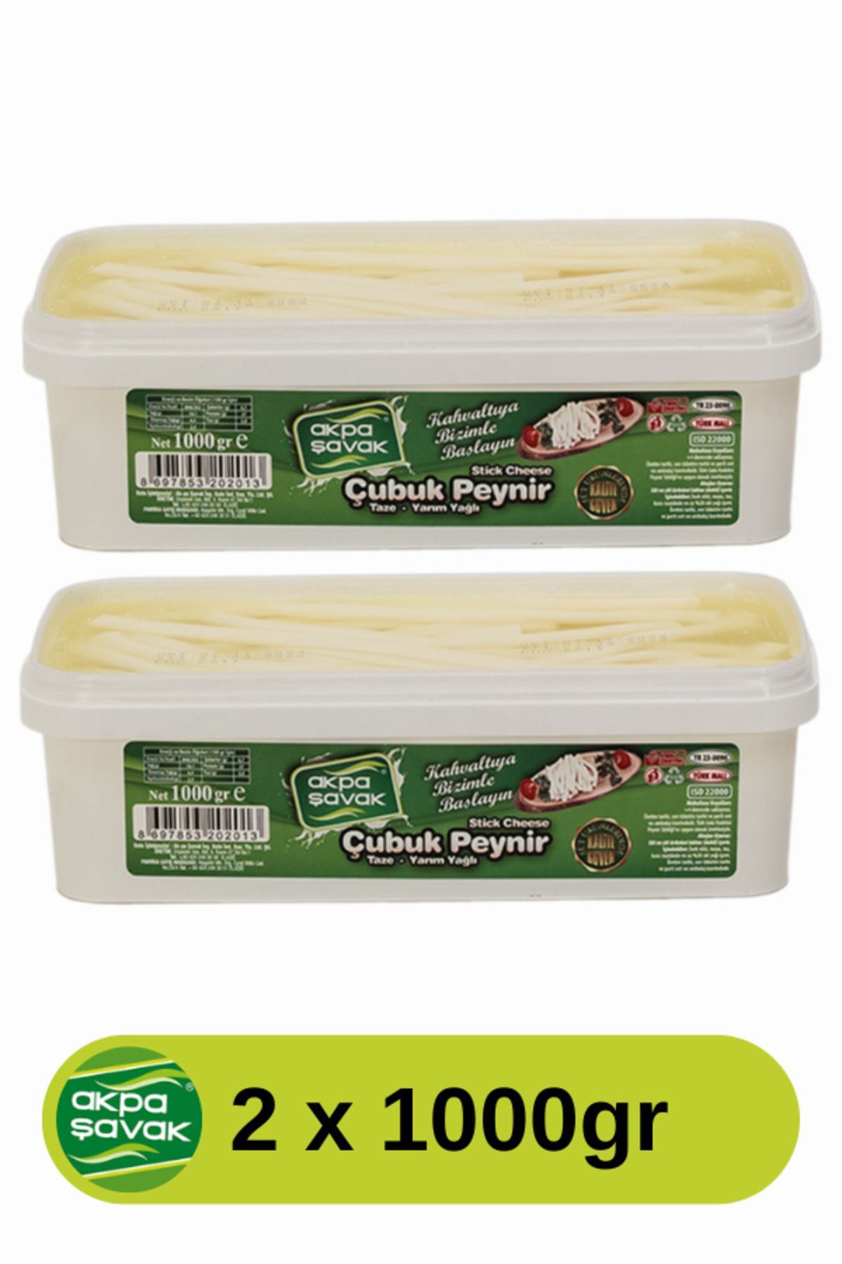 Ak-pa Şavak Akpa Şavak Çubuk Peyniri (2x1 Kg)