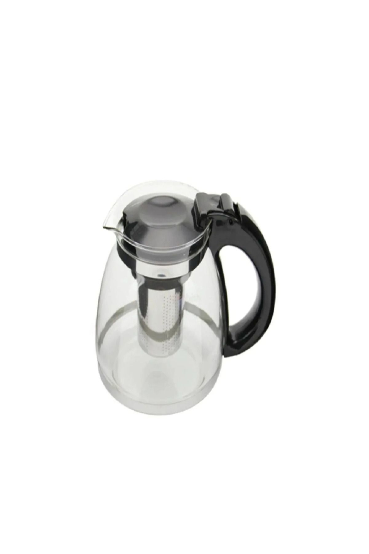 Genel Markalar Çelik Süzgeçli Cam Çaycı Servis Demlik 1500 Ml. Royaleks-7488