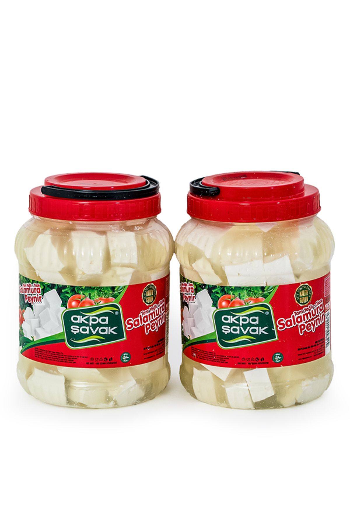 Ak-pa Şavak Akpa Şavak Salamura Peyniri (Net: 2 x 1400gr) (Brüt: 2 x 2700gr)