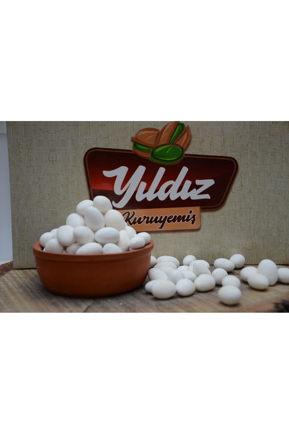 Yıldız Kuruyemiş beyaz badem draje 500 gr