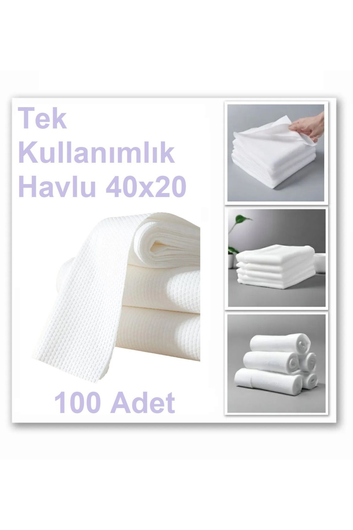 tag Tek Kullanımlık 40x20cm Çok Amaçlı Havlu 100 Adet