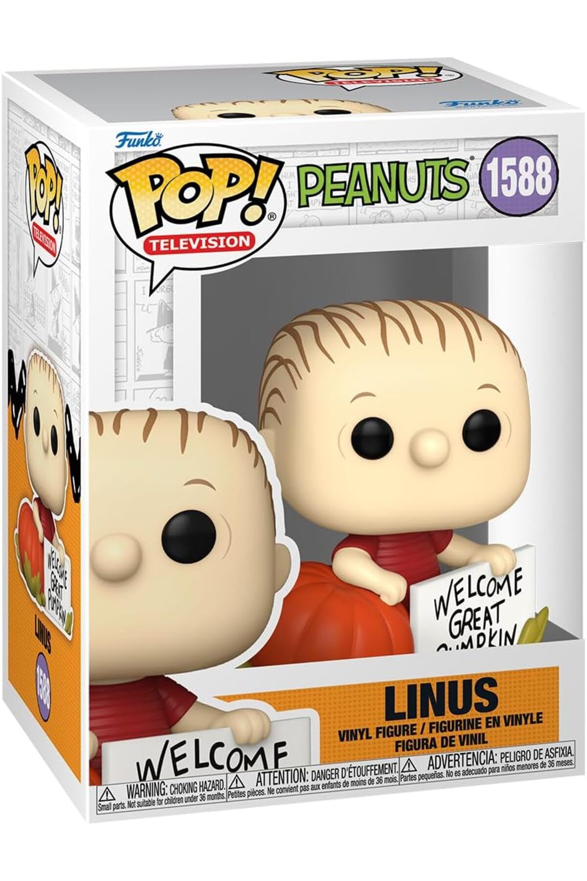 Funko Pop Television Peanuts - Linus With Pumpkin No:1588