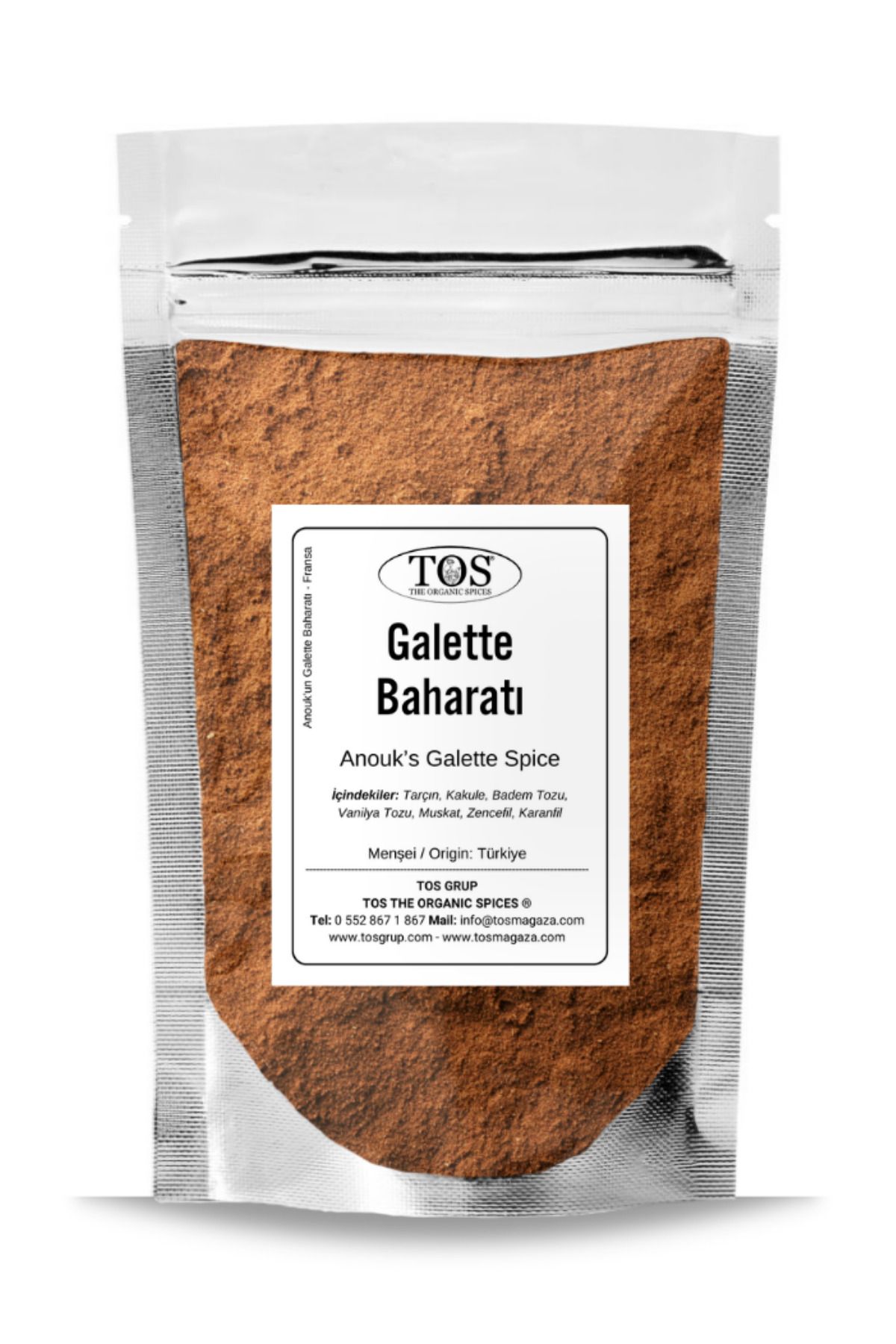 TOS The Organic Spices Anouk'un Galette Baharatı 500 gr Anouk’s Galette Seasoning