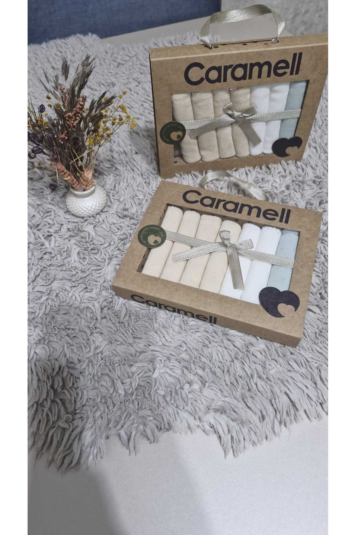 Caramell Caramel 7'li Ağız Silme Mendili (2'li paket)