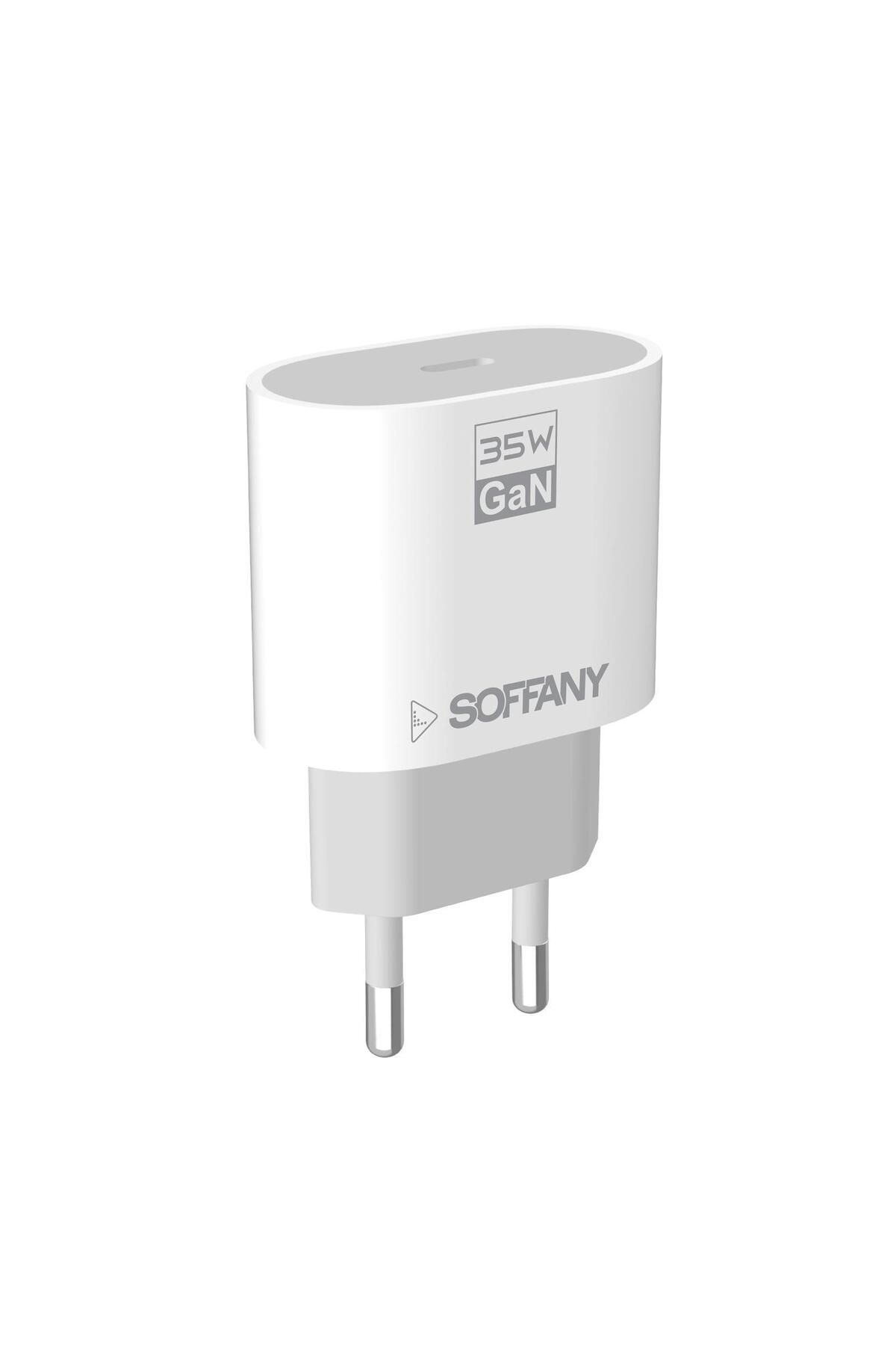 Soffany SY-421 35W PD GaN Iphone Şarj Başlık