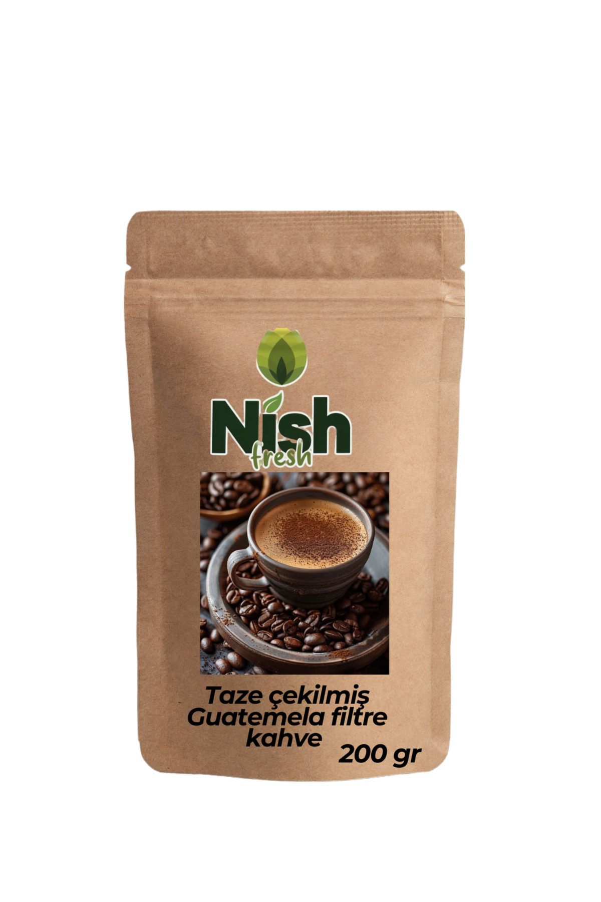 nish fresh Guatemala Filtre Kahve-200 gram (Taze Çekilmiş)