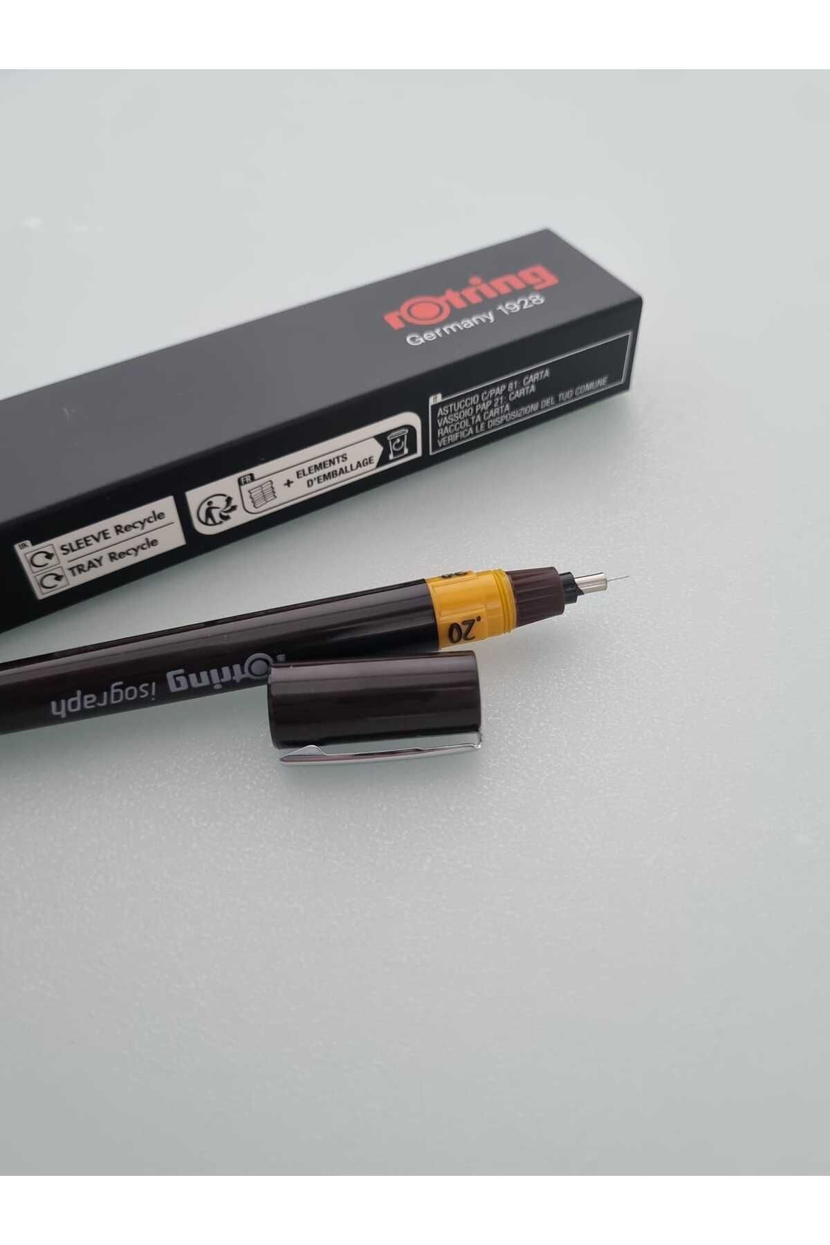 Rotring Rapido Kalemi Isograph 0.20 MM Teknik Çizim Kalemi (1 Adet)