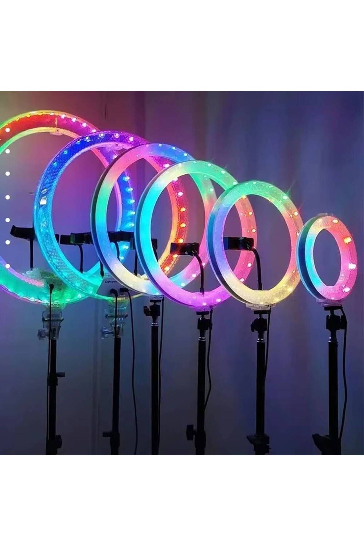 birlik aksesuar Tiktok Işığı  3D-36 36cm Canlı Yayın ve Ambiyans RGB Led Ring Light