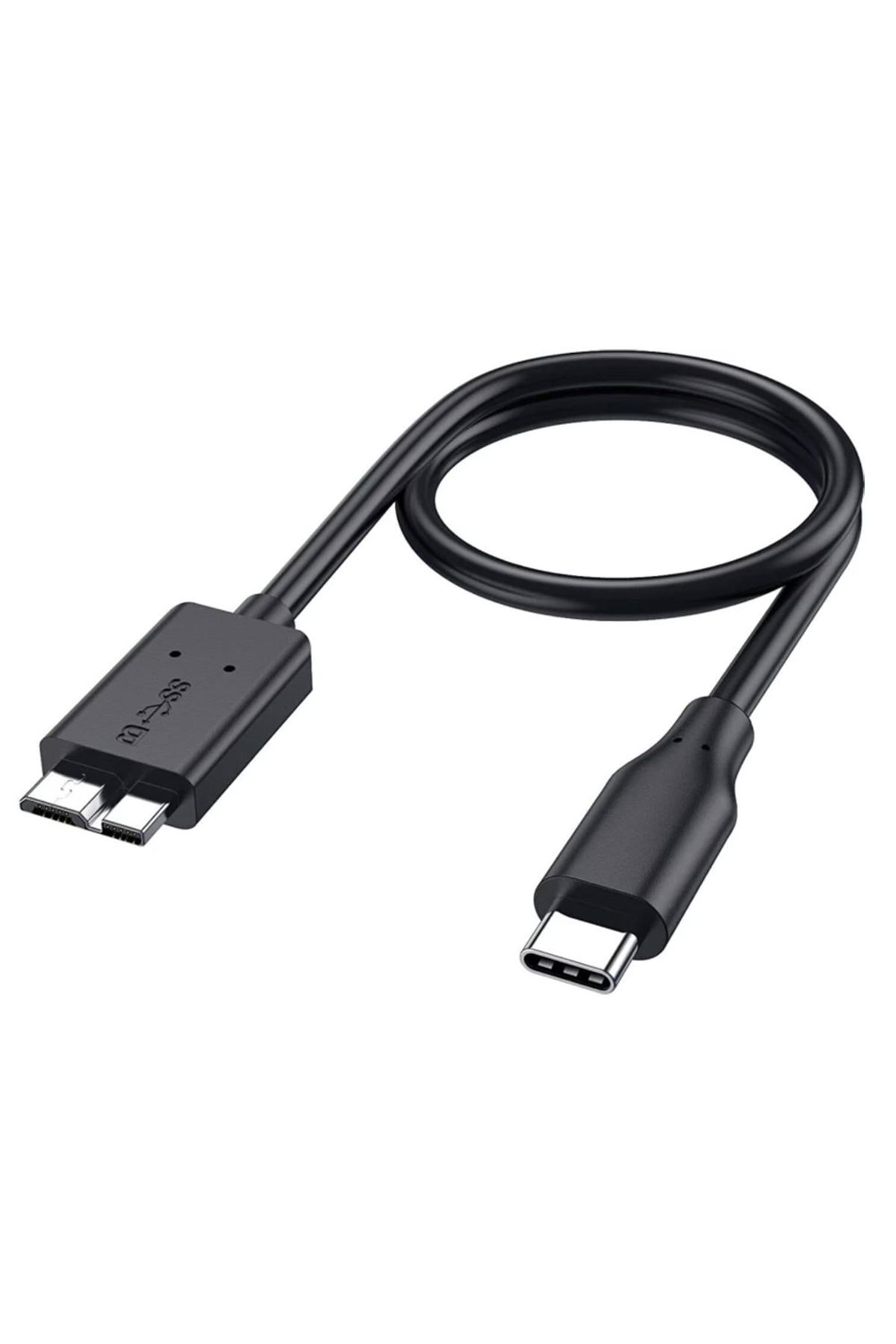 BK Teknoloji USB Type-C to USB 3.0 Micro-B Şarj ve Data Kablosu 50cm