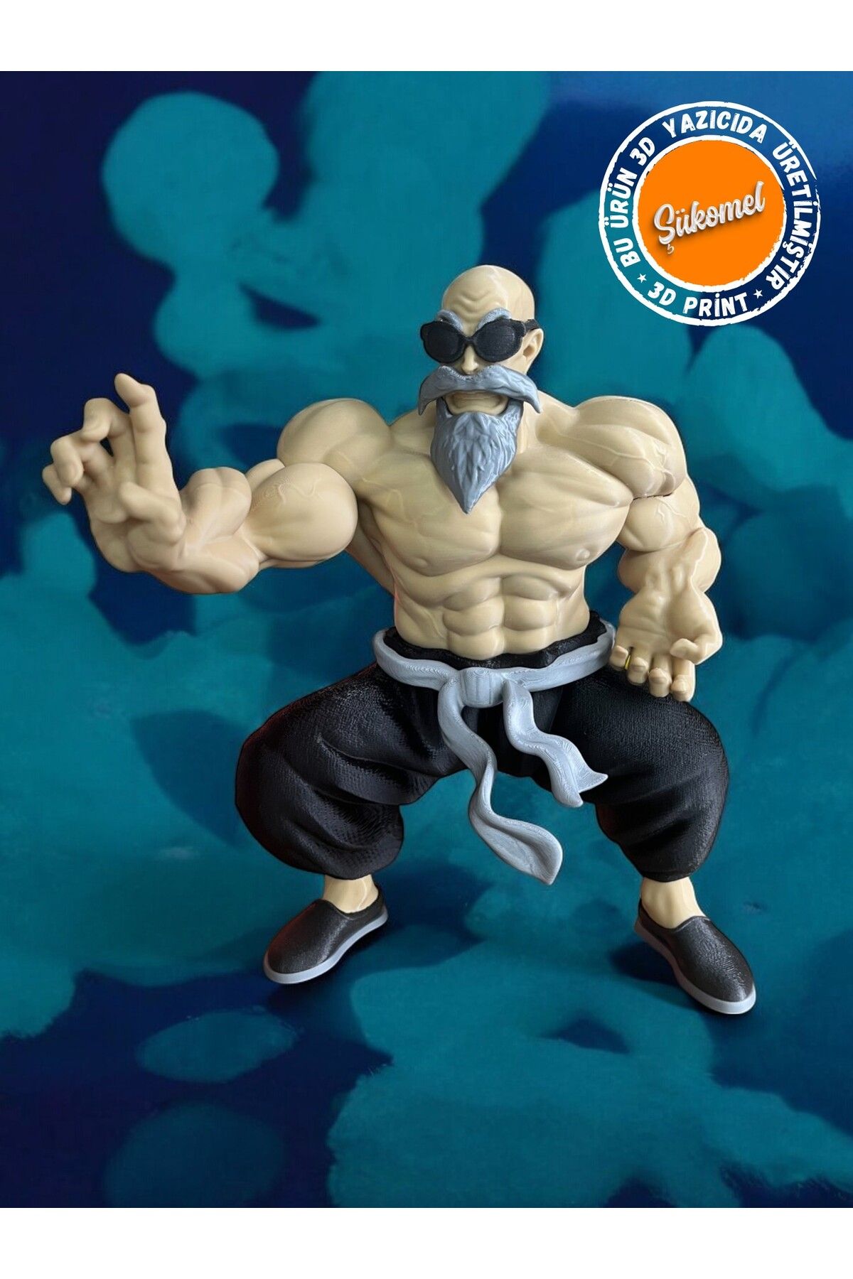 Dummy13 Dragon Ball Z Master Roshi Usta Roshi Figürü 26 Cm Dekoratif Koleksiyon Figürü 1 Adet