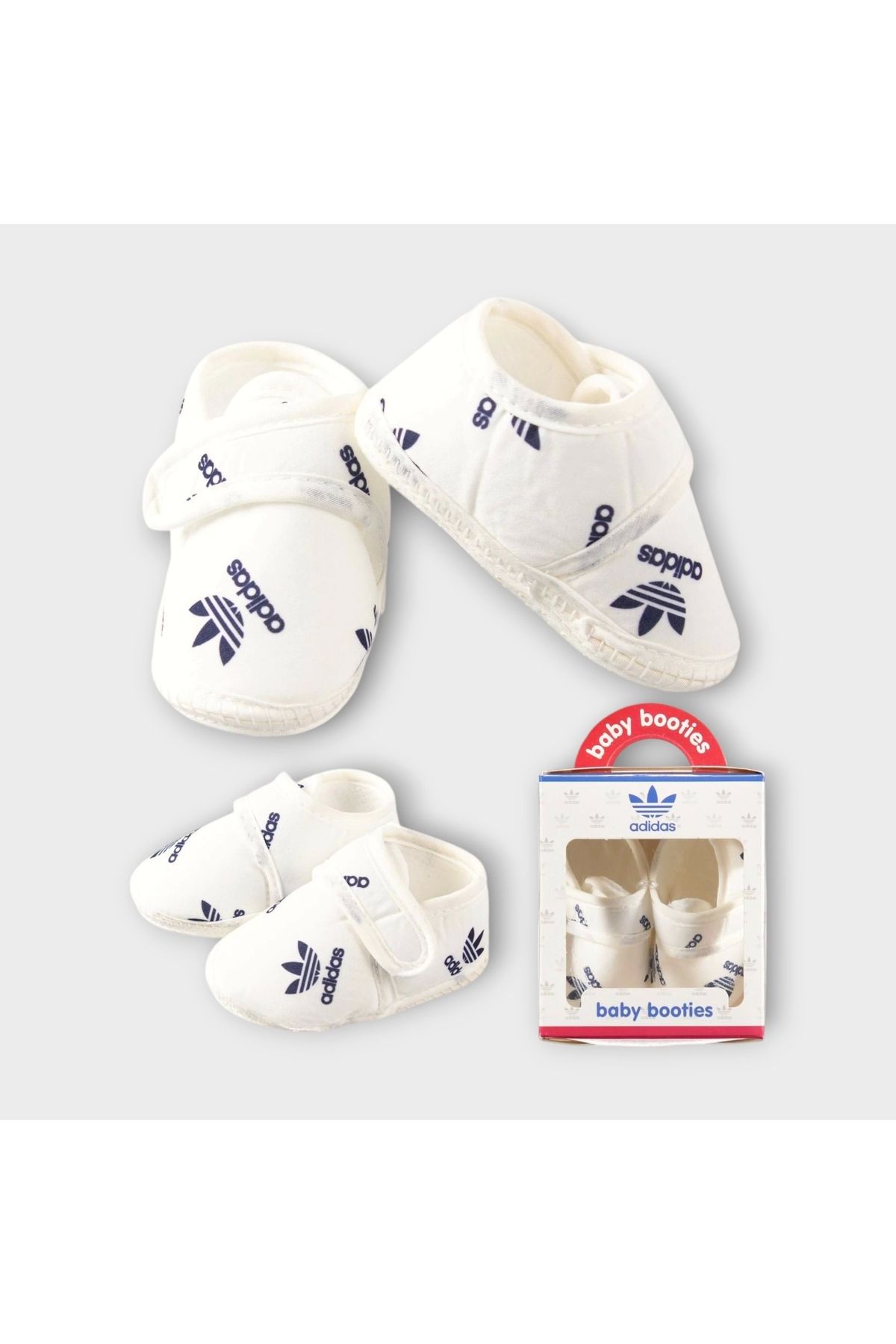 Woops Baby Marka Addas Desen Bebe Patik Ayakkabı Unisex 0-6 Ay