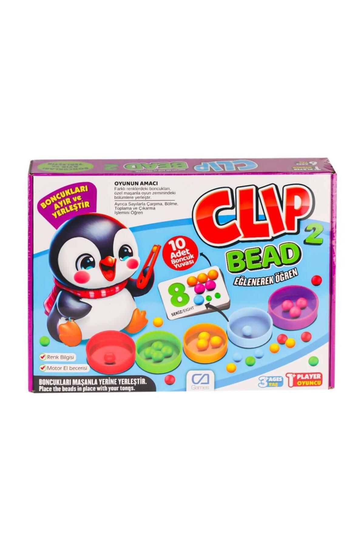 elifit Nessiworld CAPLS-5286 Clip Bead Kutu Oyunu -CA Games