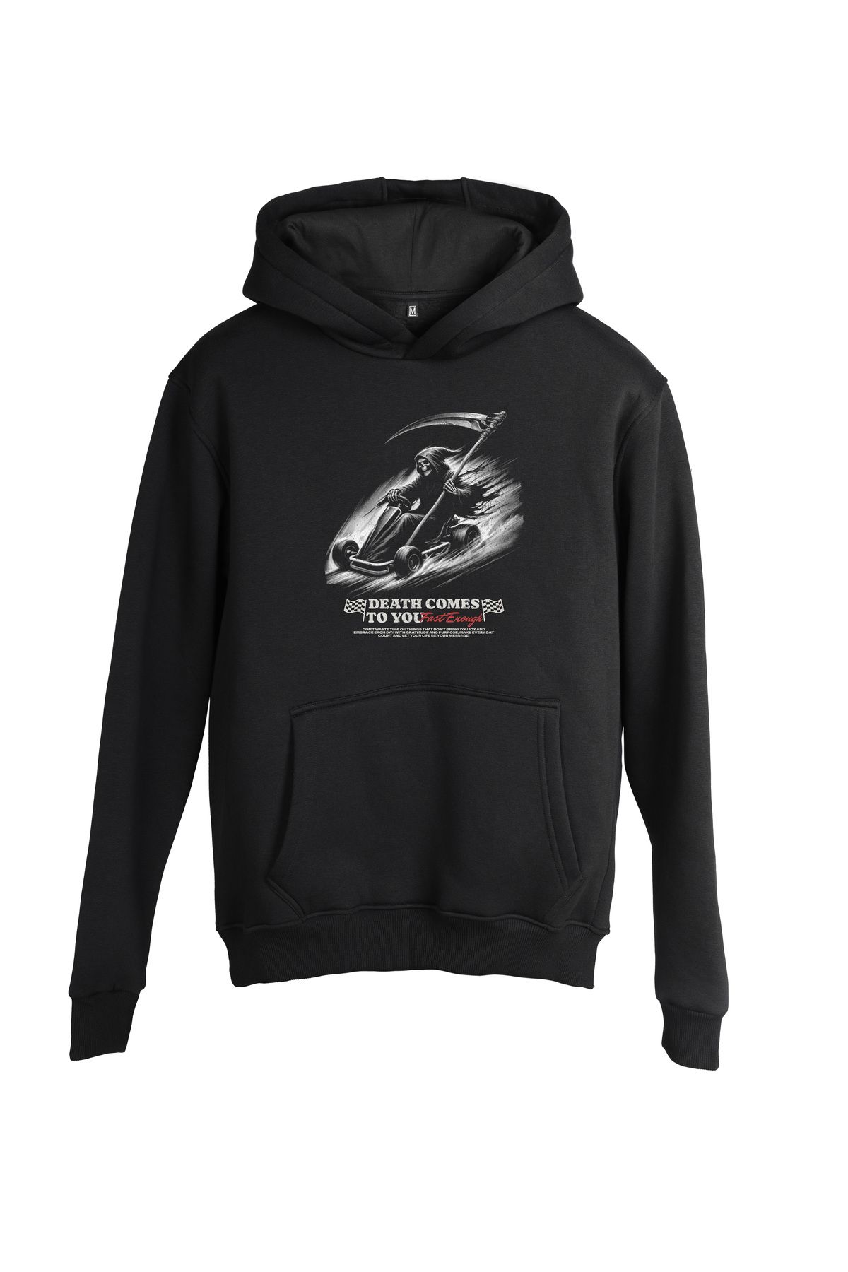 2XB Grim Reaper Unisex Oversize Kapüşonlu Sweatshirt