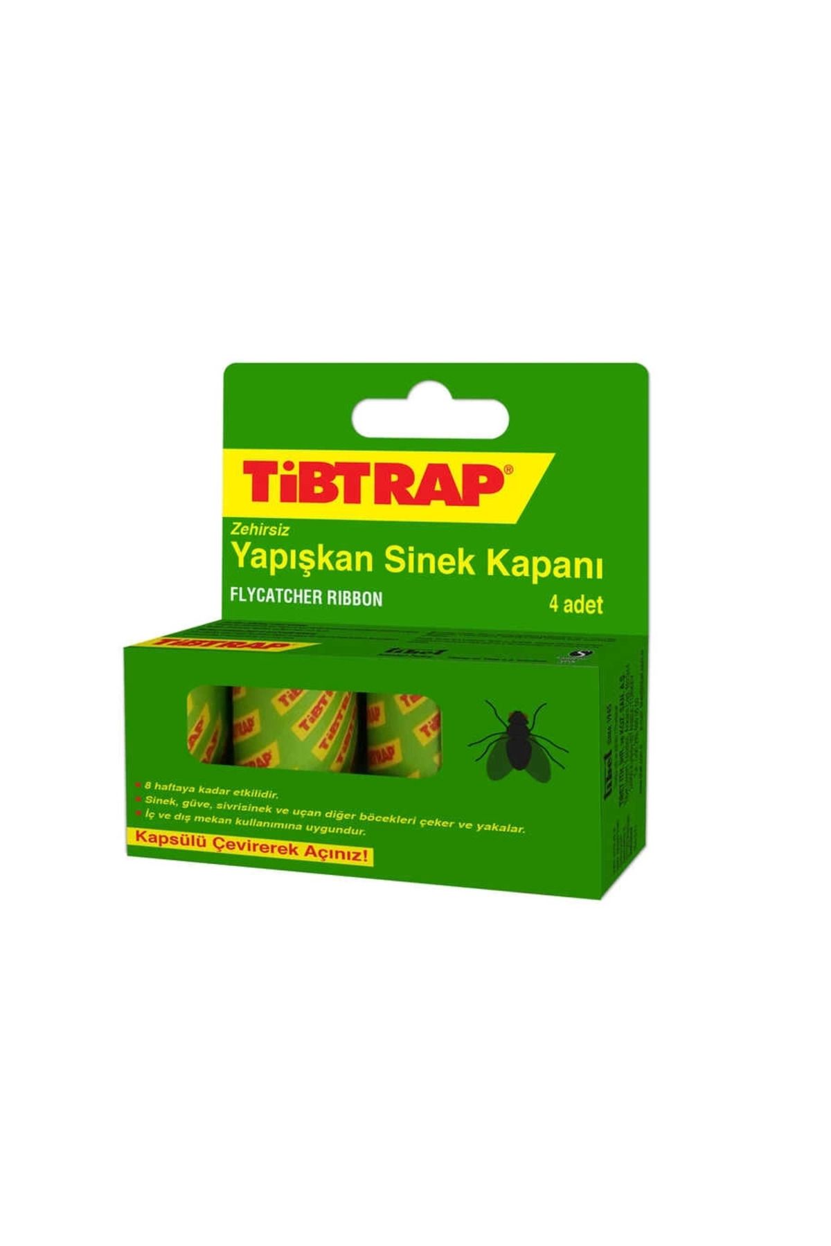 Belle Fusion Tibtrap Yapışkan Sinek Kapanı 4 Lü