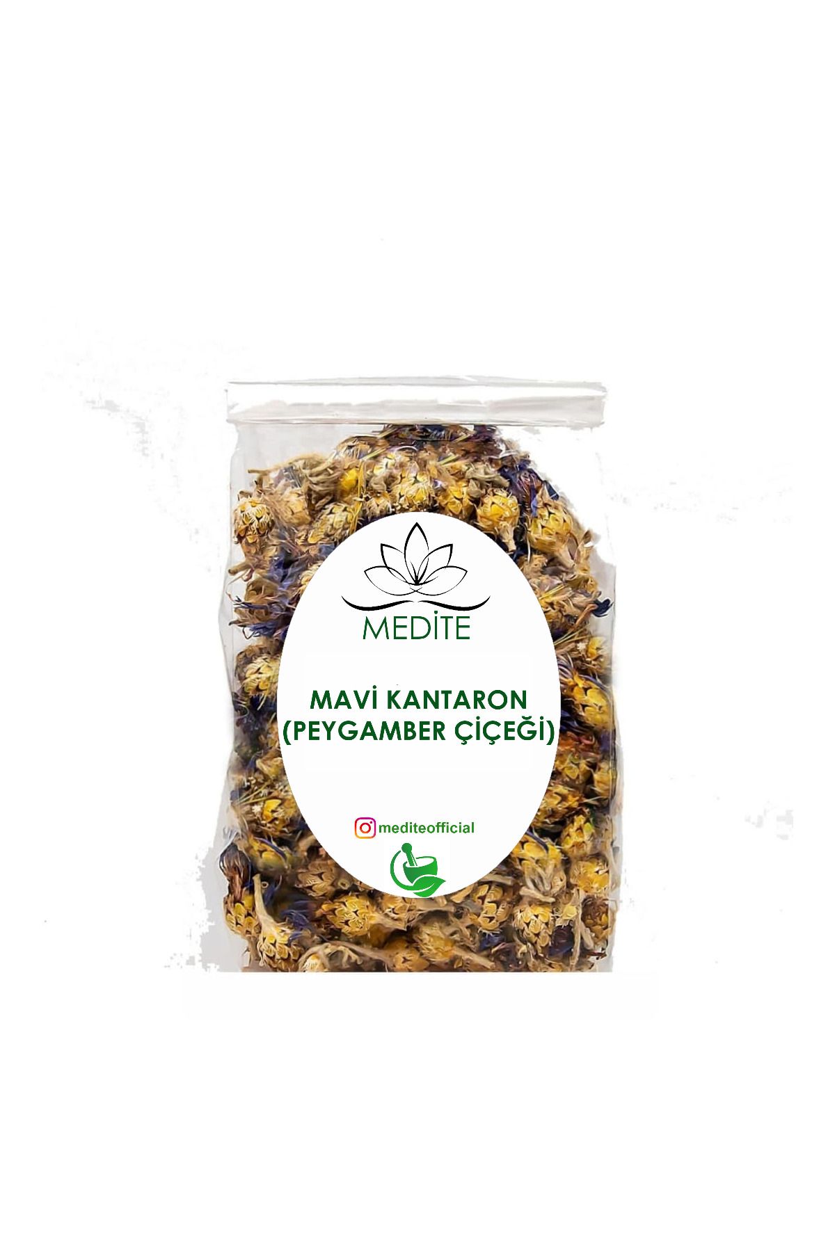 Medite Mavi Kantaron (Peygamber çiçeği) 100gr