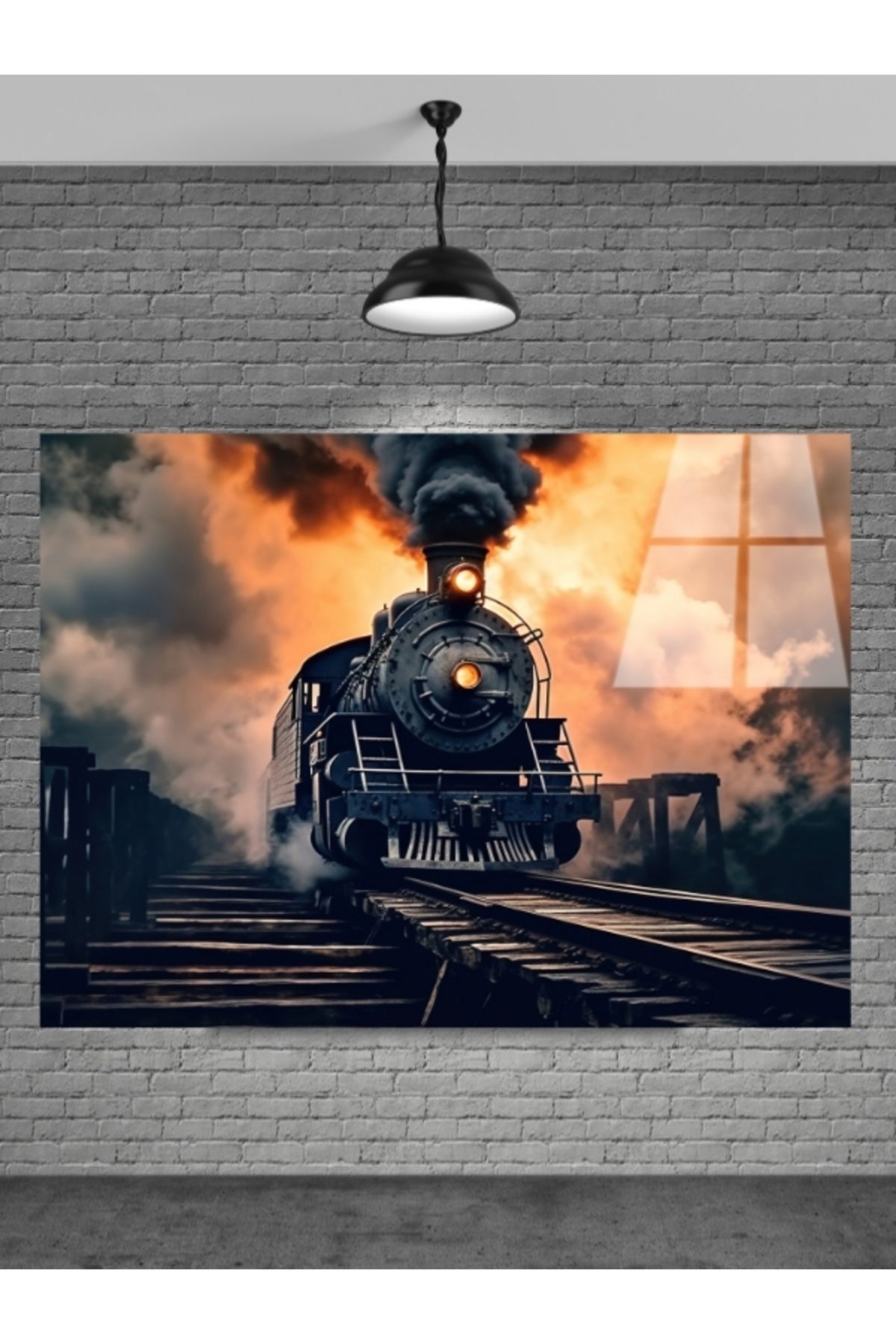 First Date 3D KARA TREN CAM TABLO