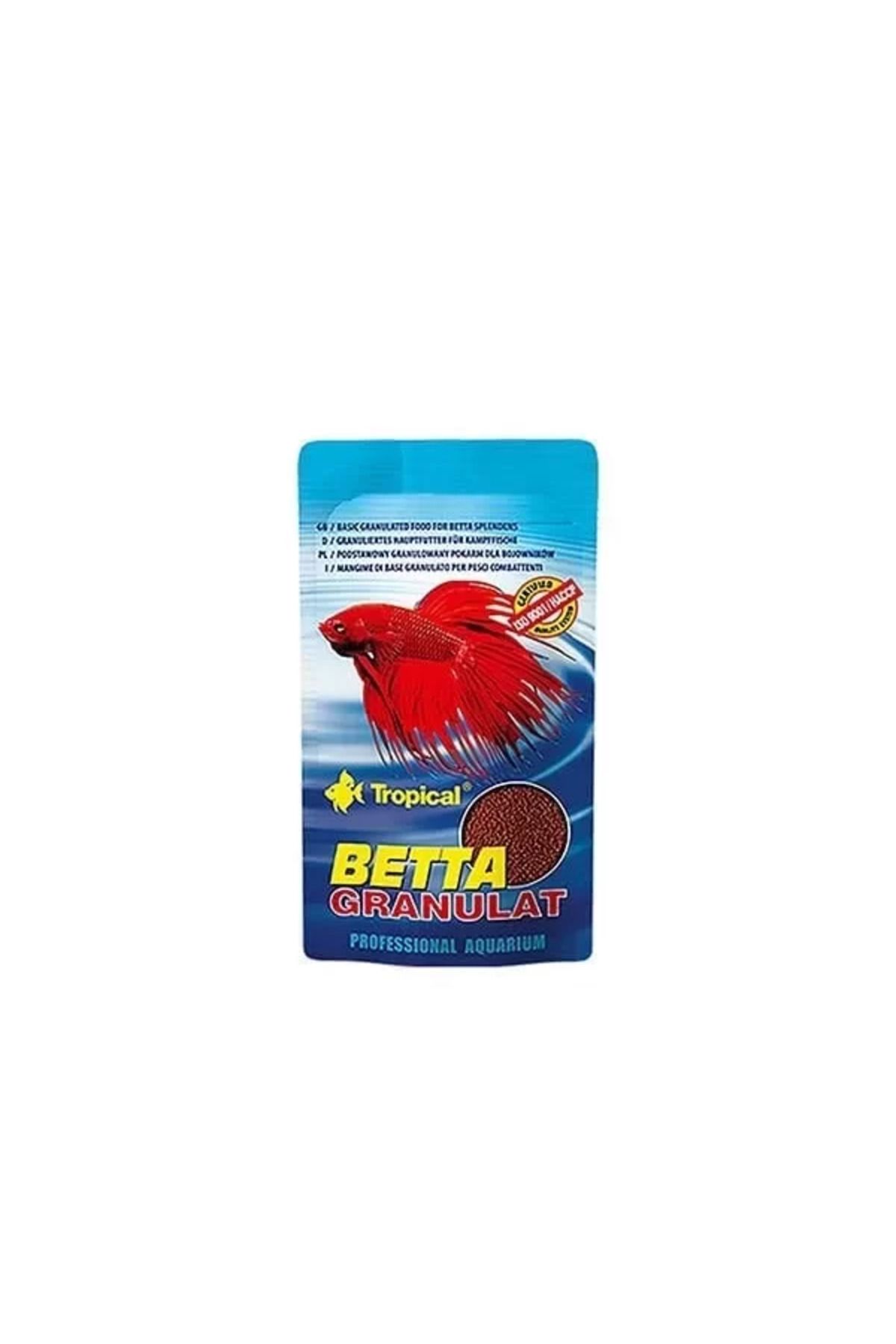 TREND Tropical Betta Granulat Betta Balıkları için Granül Balık Yemi 10 Gr