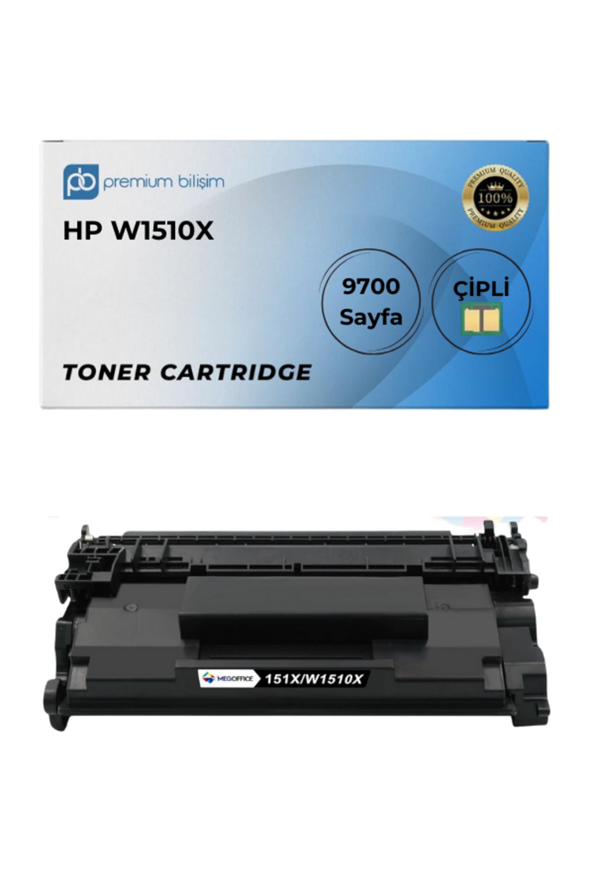 HP W1510X Muadil Toner - Laserjet Pro 4003 4103 4003w 4003dn 4003dw 4103dw 4103fdw 4103fdn 9700 Sayfa