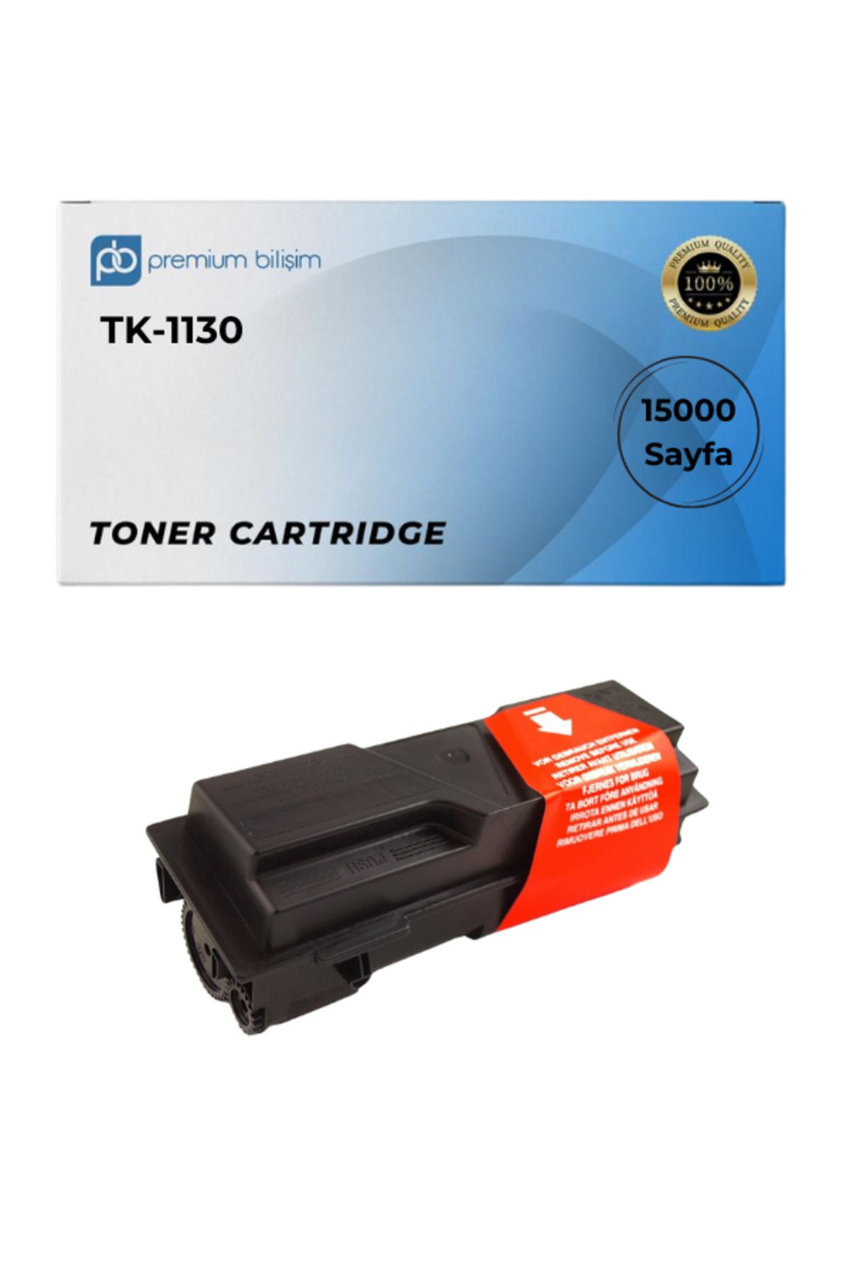 KYOCERA TK1130 Muadil Toner 15000 Sayfa -Kyocera FS-1030MFP FS-1030MFP/DP FS-1130MFP ECOSYS M2030dn M2030dn