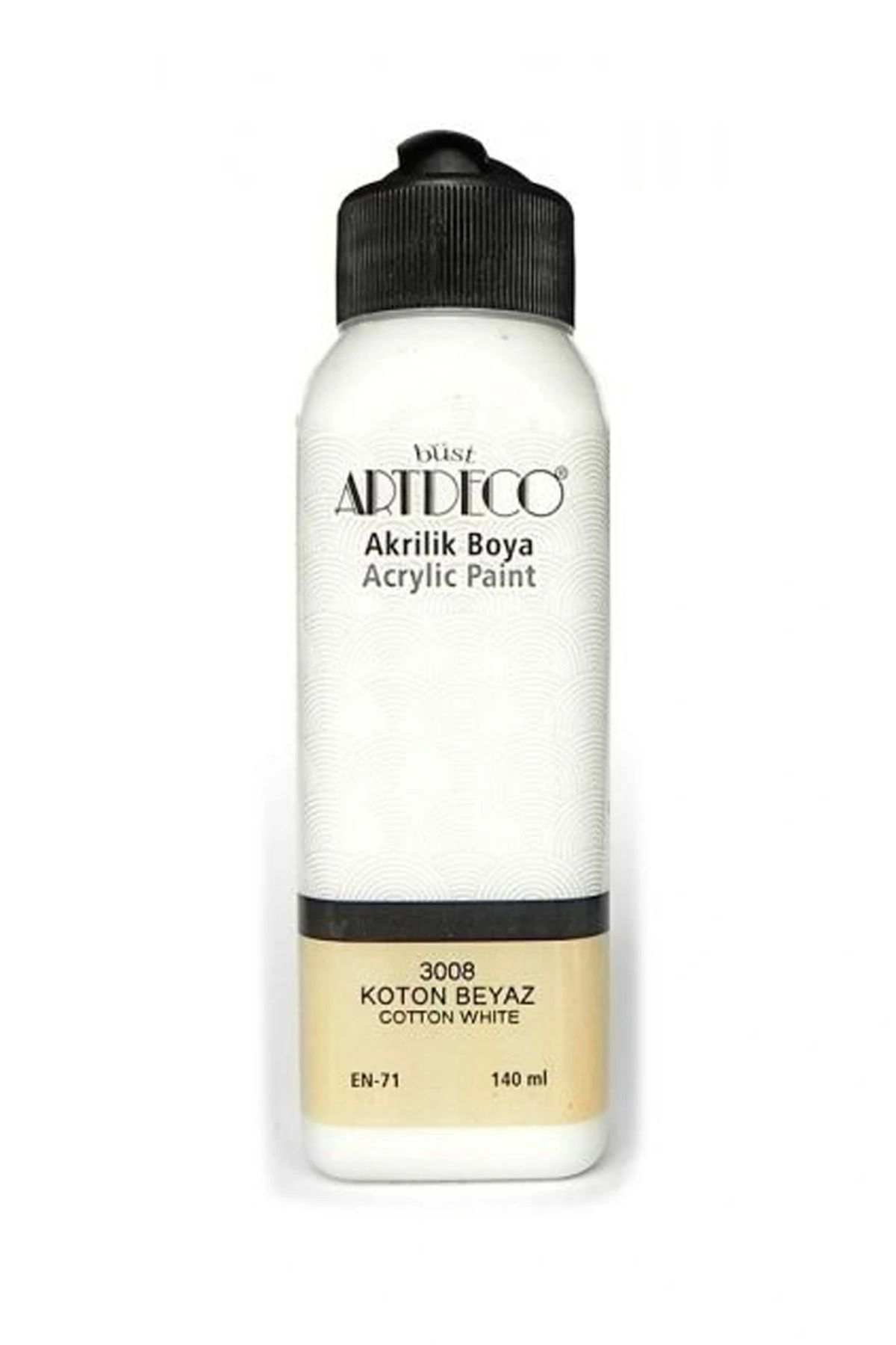 Skygo ArtDeco Akrilik Boya 3008 Koton Beyaz 140 Ml