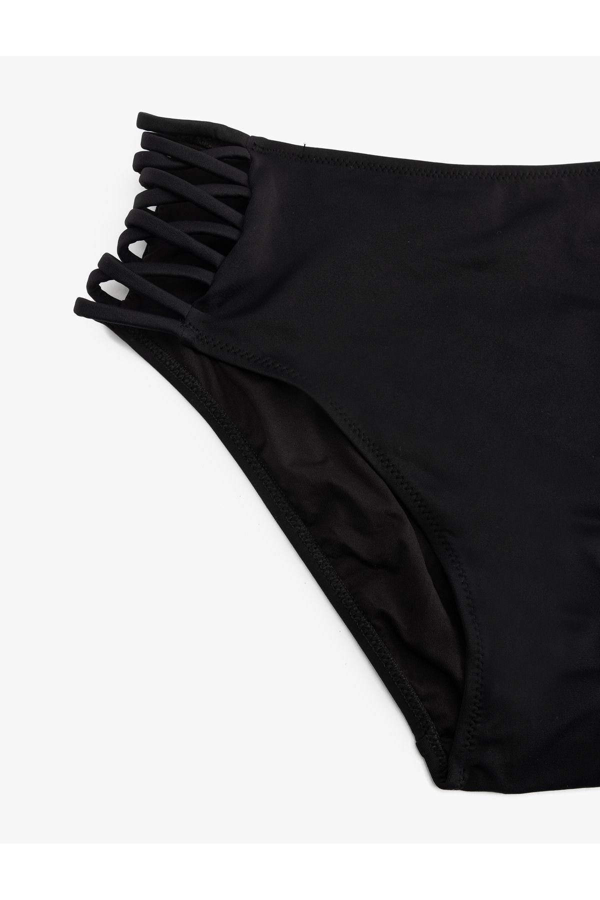 Koton-High Waist Bikini Bottom with Drawstrings on the Sides 3