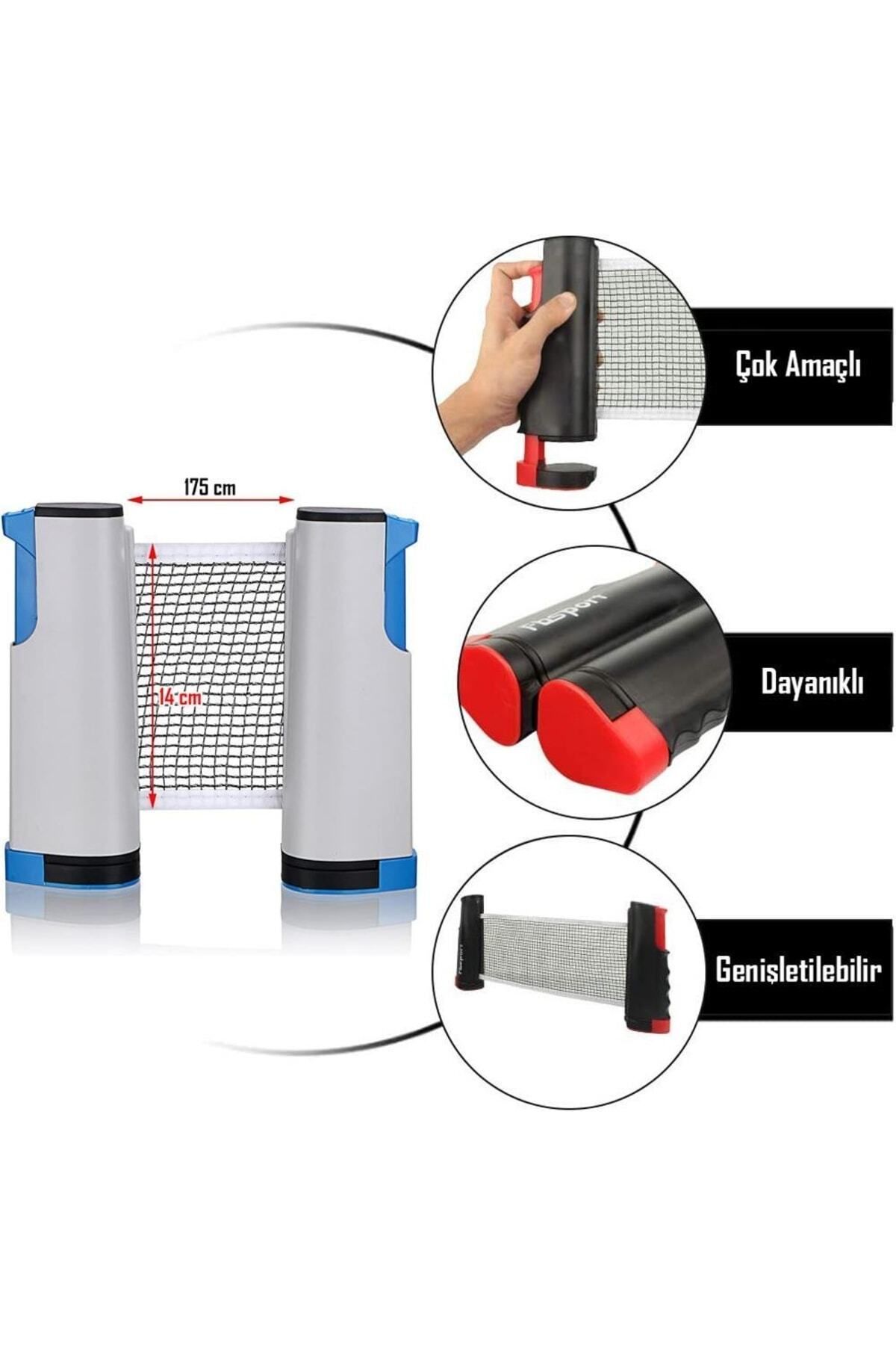 Telvesse-Table Tennis Net Ping Pong Net with Automatic Tensioning Mechanism Compatible with All Tables 5