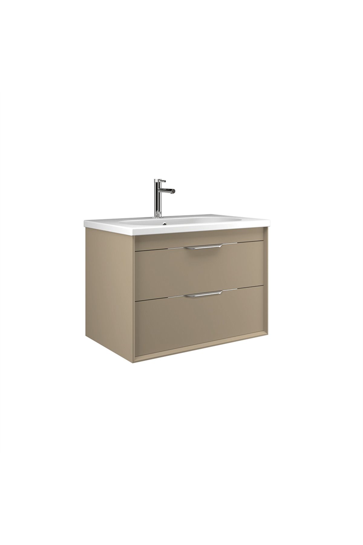 ORKA CLAY ÇİFT ÇEKMECELİ ALT MODÜL + LAVABO  65 SAHRA 5004381