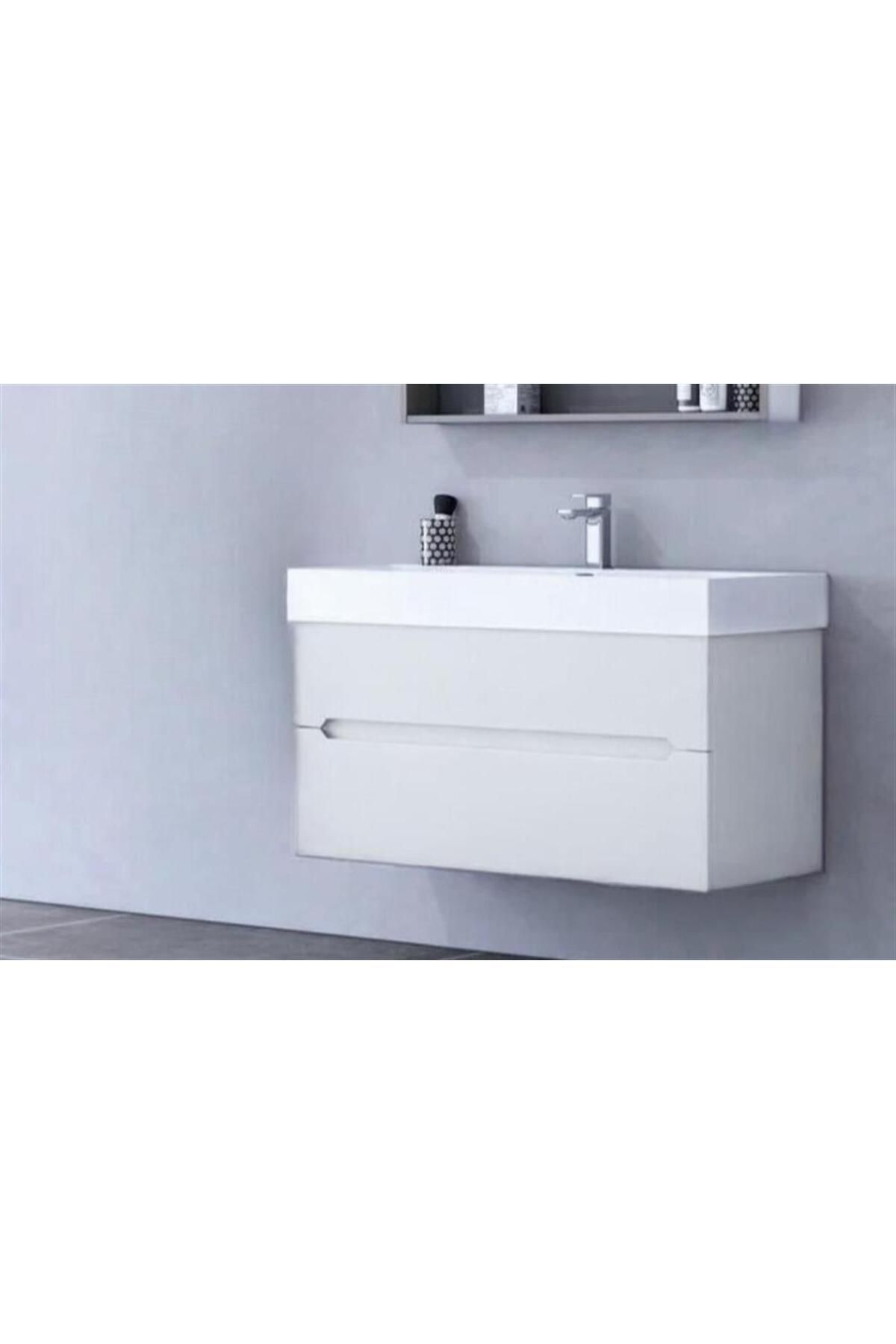 ORKA MALTA  100 ALT MODÜL + LAVABO  MAT BEYAZ 5001477