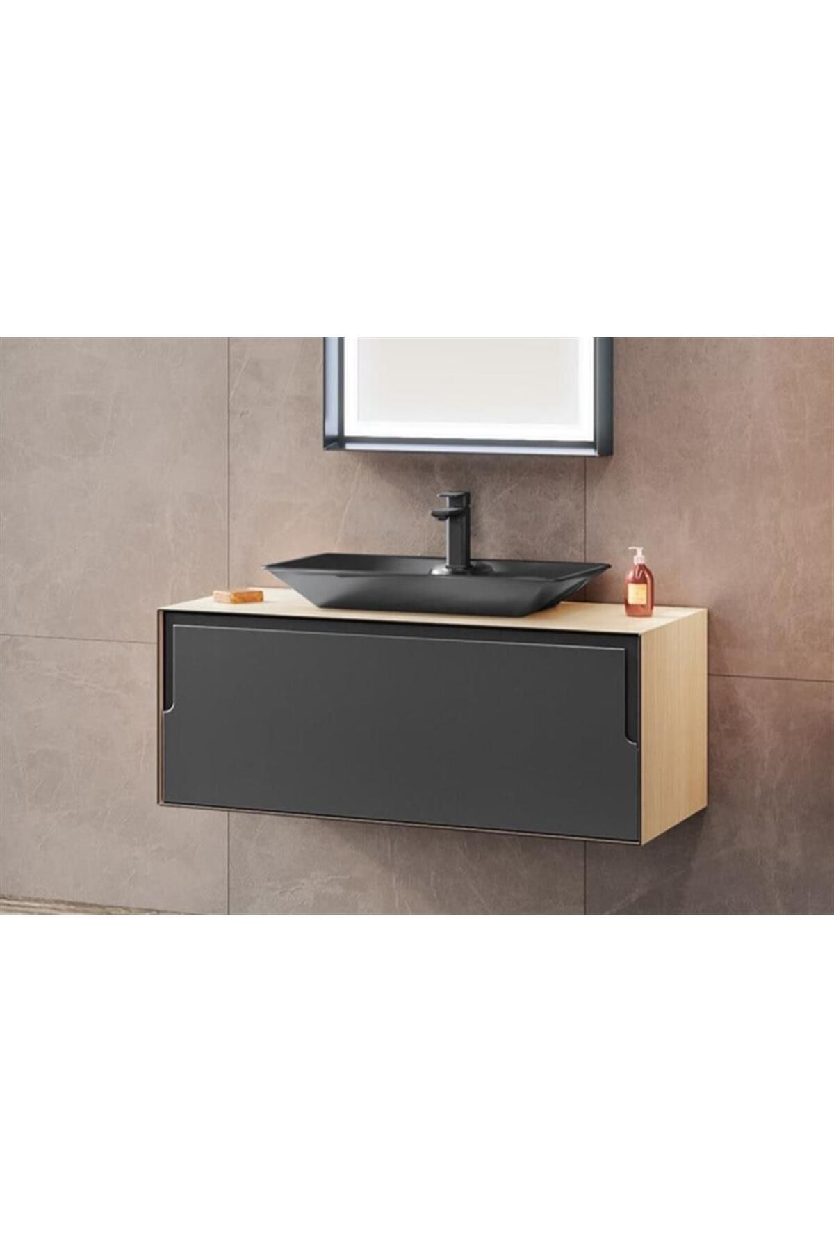 ORKA CRAFT 100 ALT MODÜL + LAVABO  MEŞE ANTRASİT 5001124