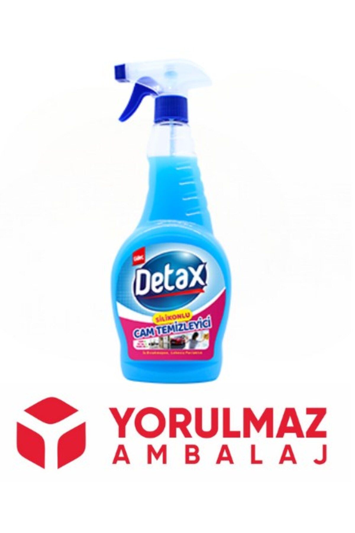 YorulmazAmbalaj Detax Silikonlu Cam Sil 750 Ml