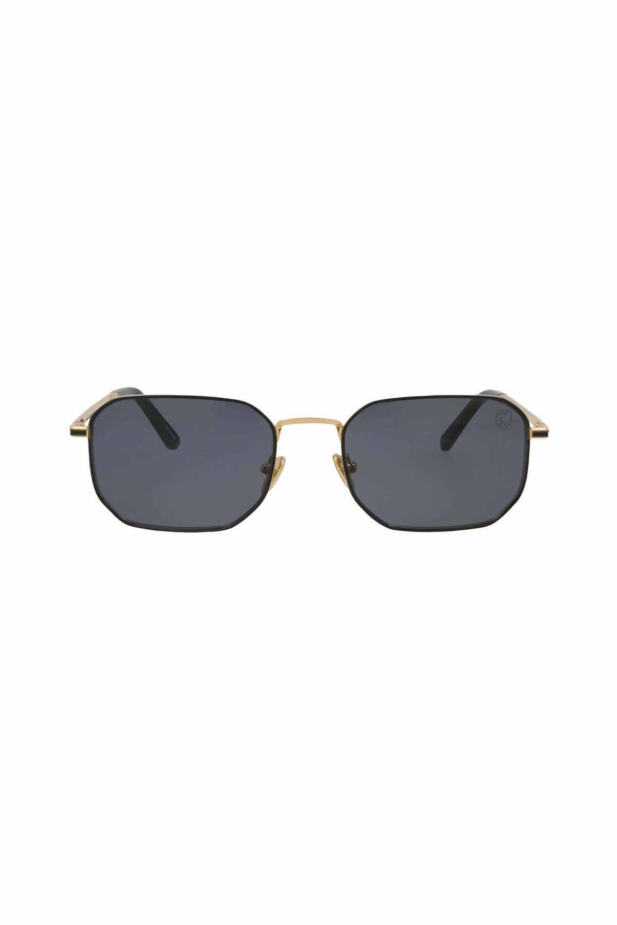 TROY-2314 T C:4 Gold color sunglasses Unisex 2