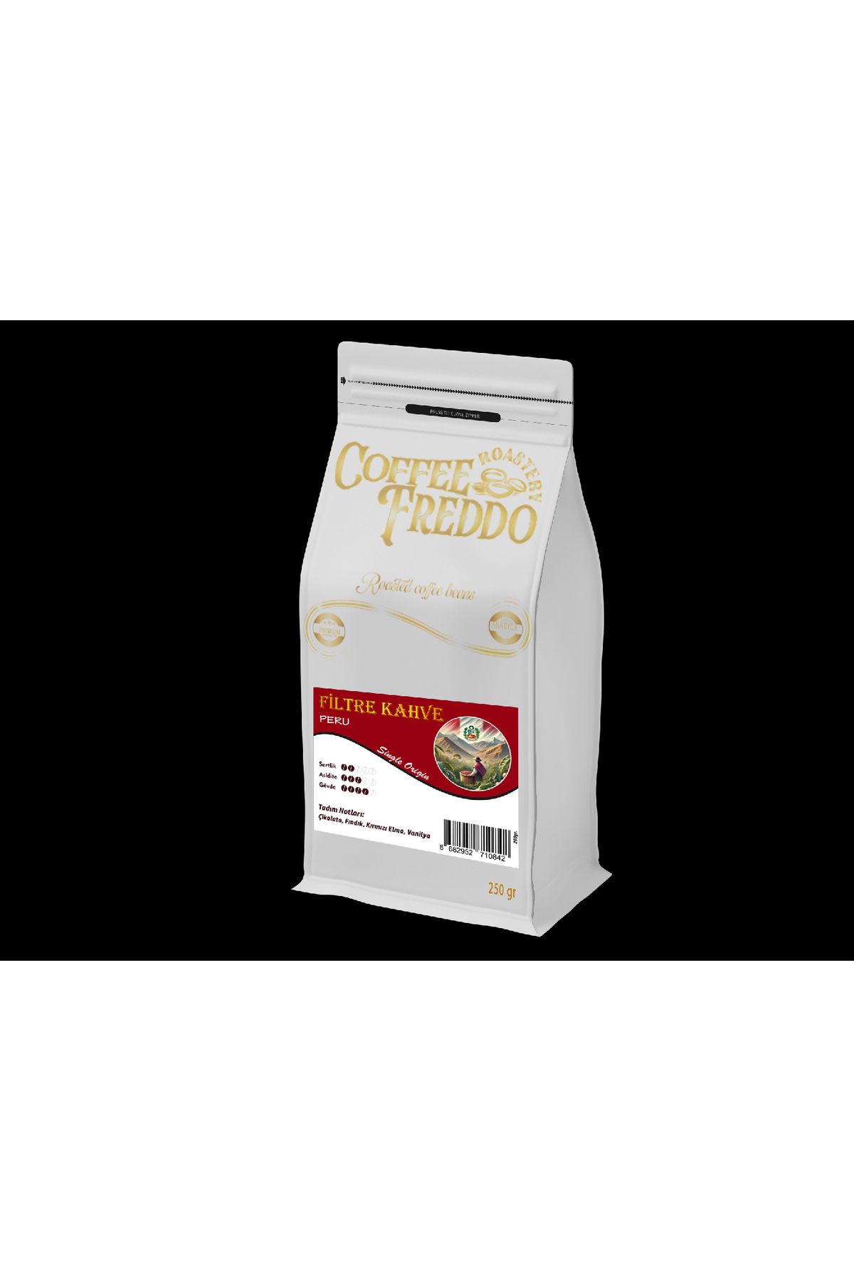 COFFEE FREDDO PERU FİLTRE KAHVE ÇEKİRDEK 250 GR