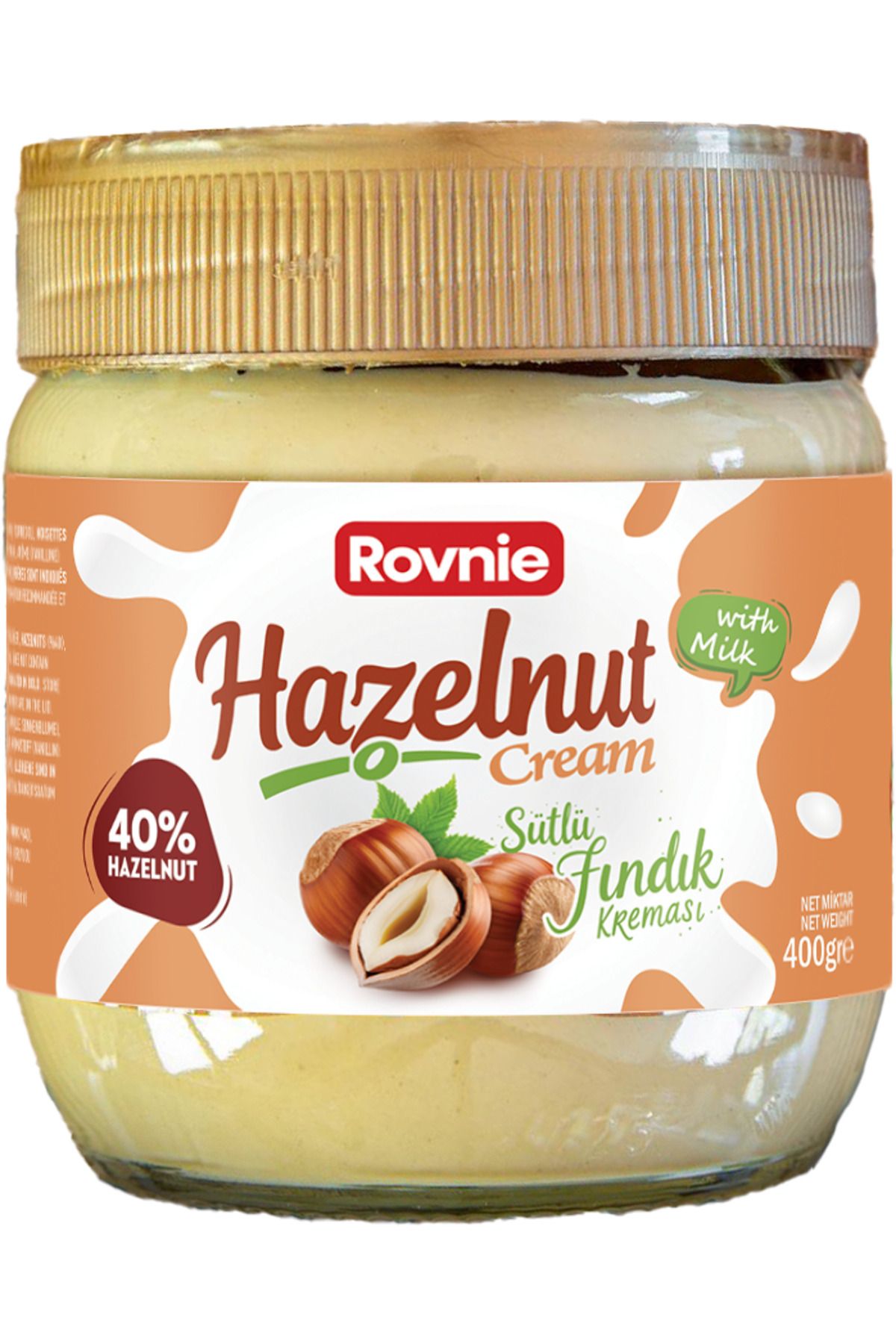 Rovnie Sütlü Fındık Kreması 400gr