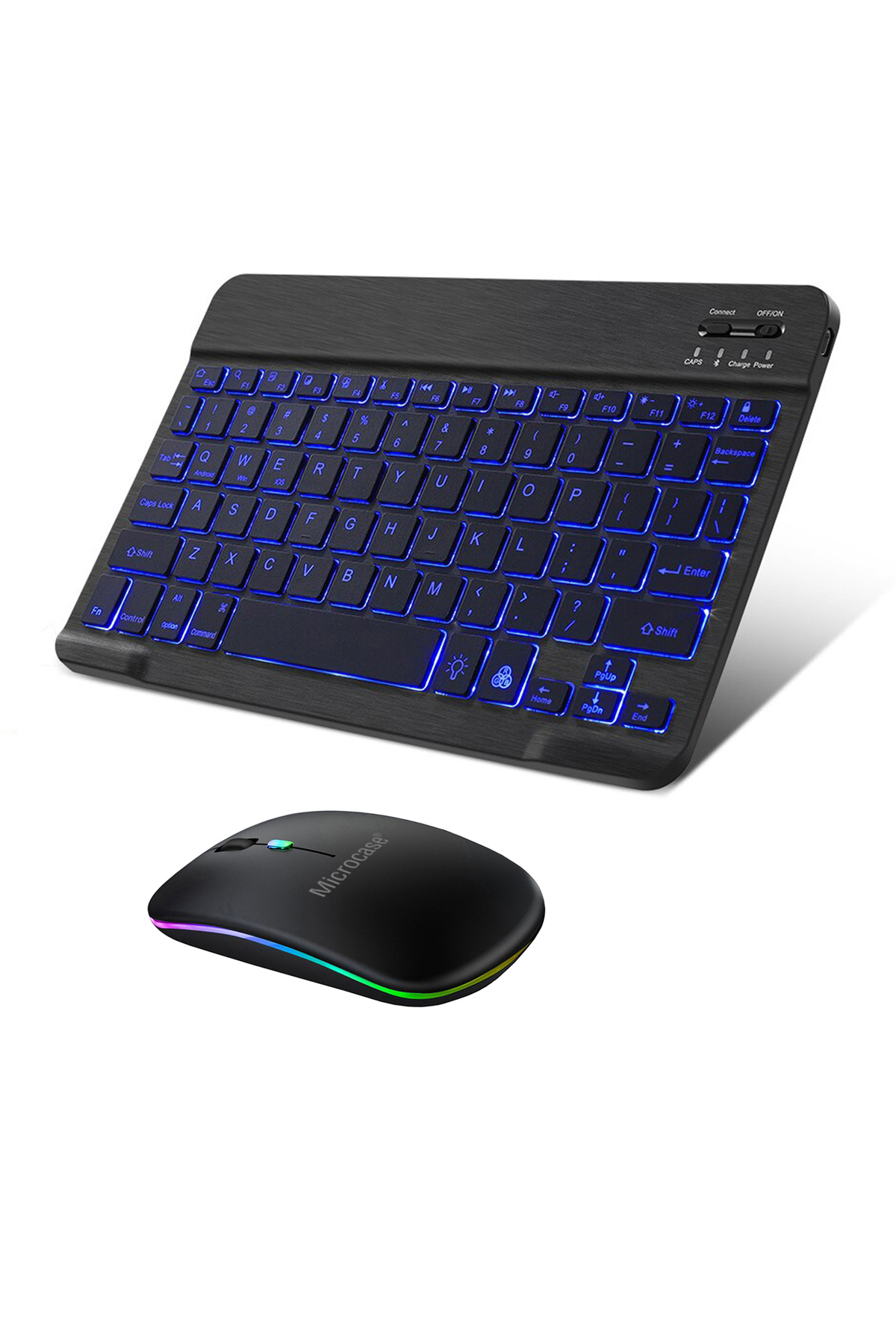 Microcase Tablet Telefonlar için RGB Işıklı Şarjlı Bluetooth